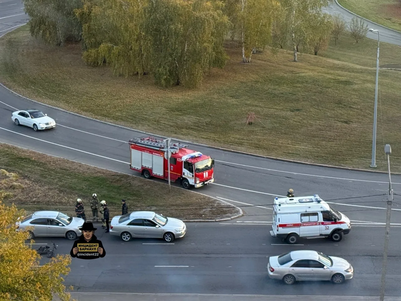 На развязке Павловский тракт — Малахова сбили самокатчика