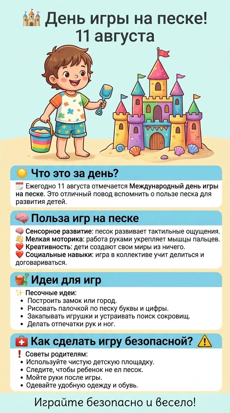 ✨ ДЕНЬ ИГРЫ НА ПЕСКЕ!