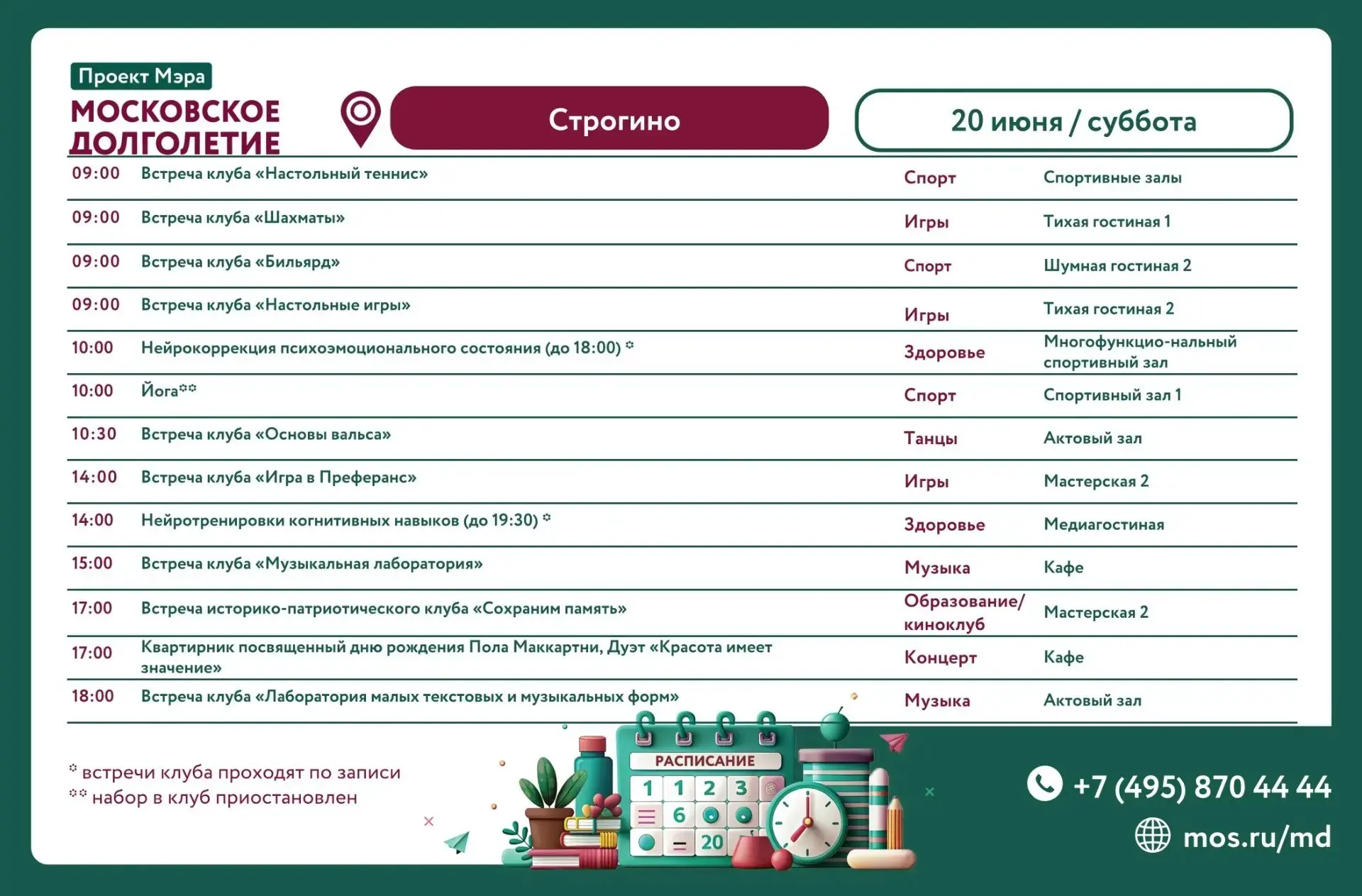 Дорогие друзья!

🌱 Сегодня, 20 июня  - суббота, мы приглашаем всех желающих присоединиться к САМООР