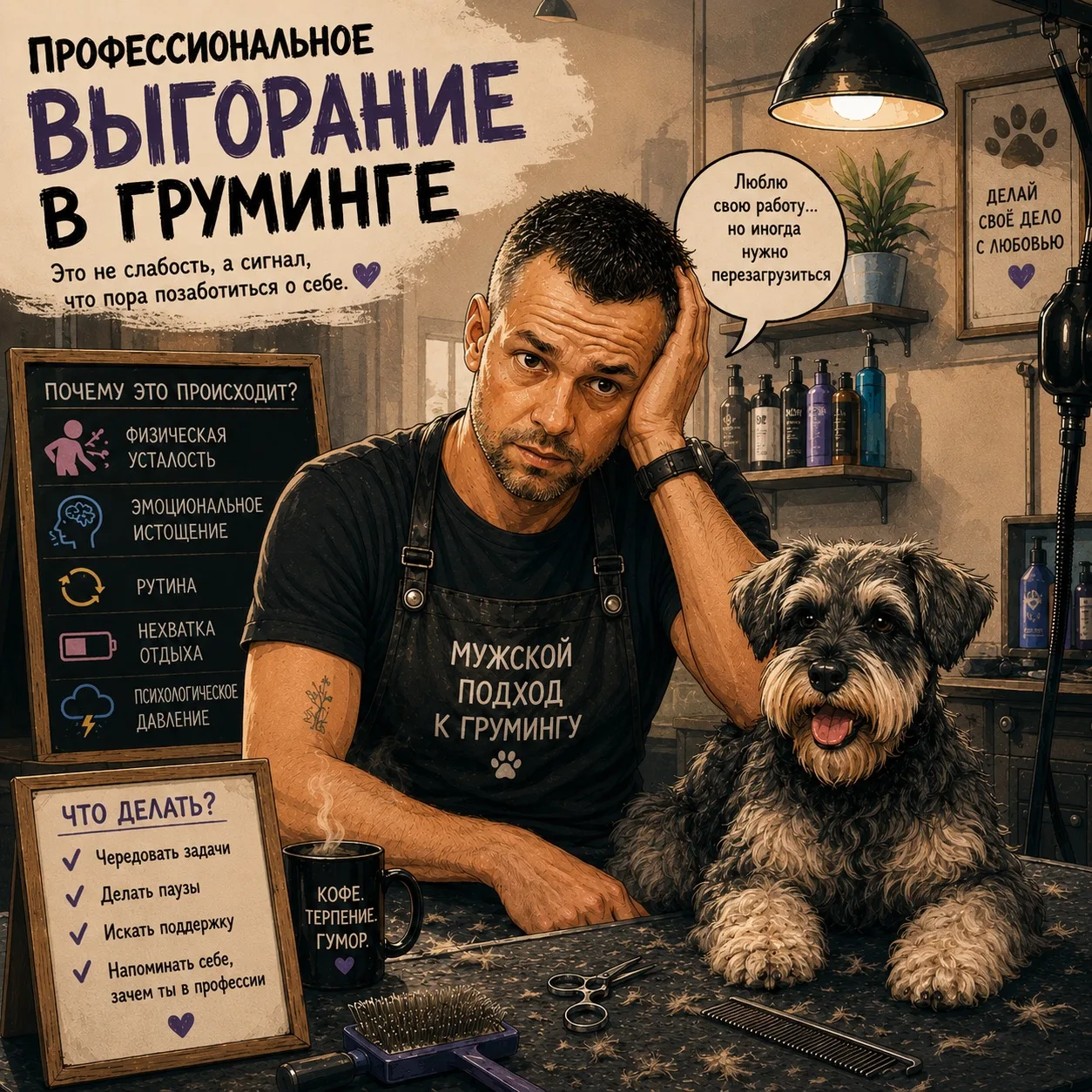 Профессиональное выгорание в груминге