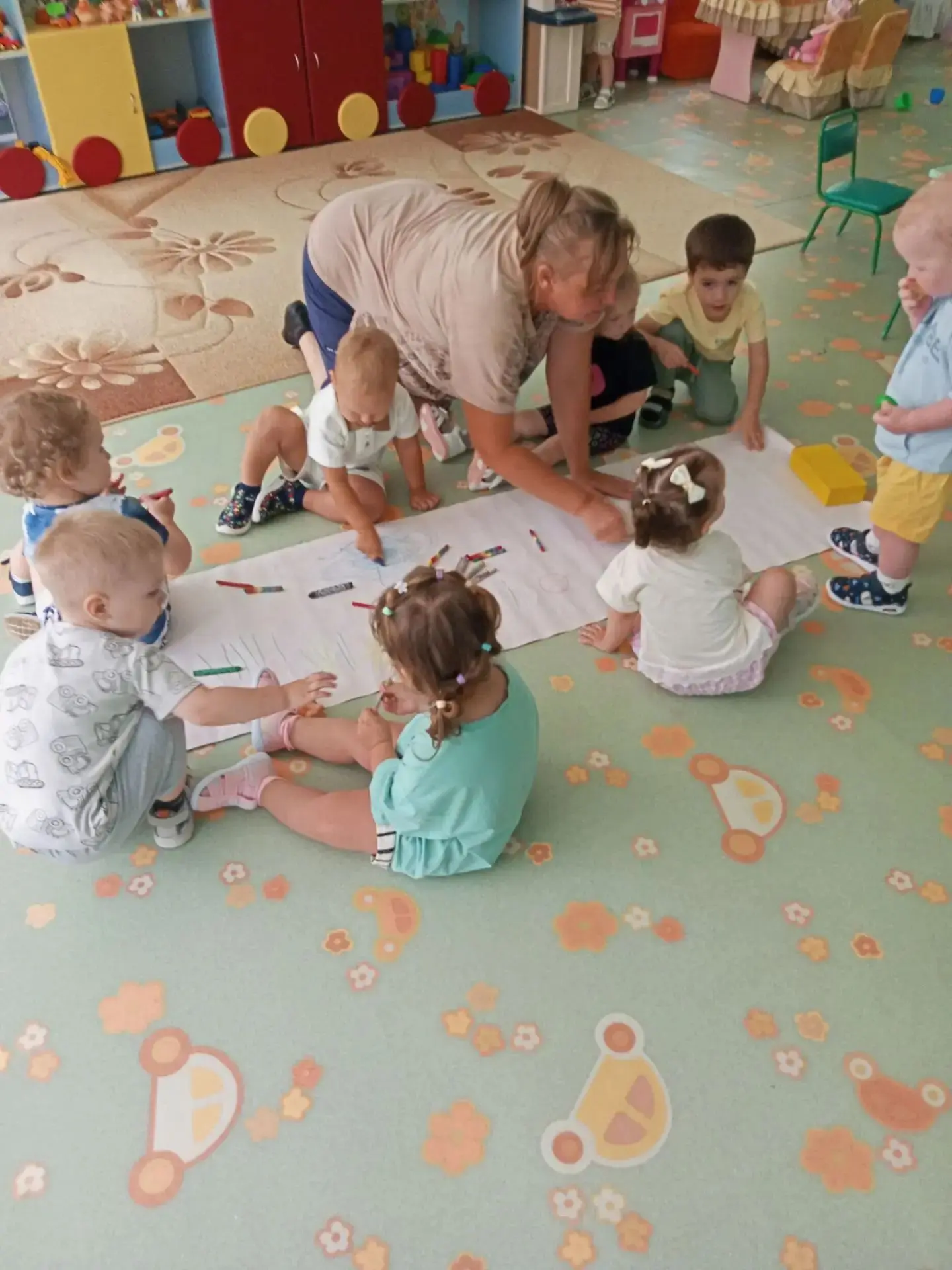 👶 Ребята из первой младшей группы «Карапузы» продолжают осваиваться в детском саду! 🎉...
