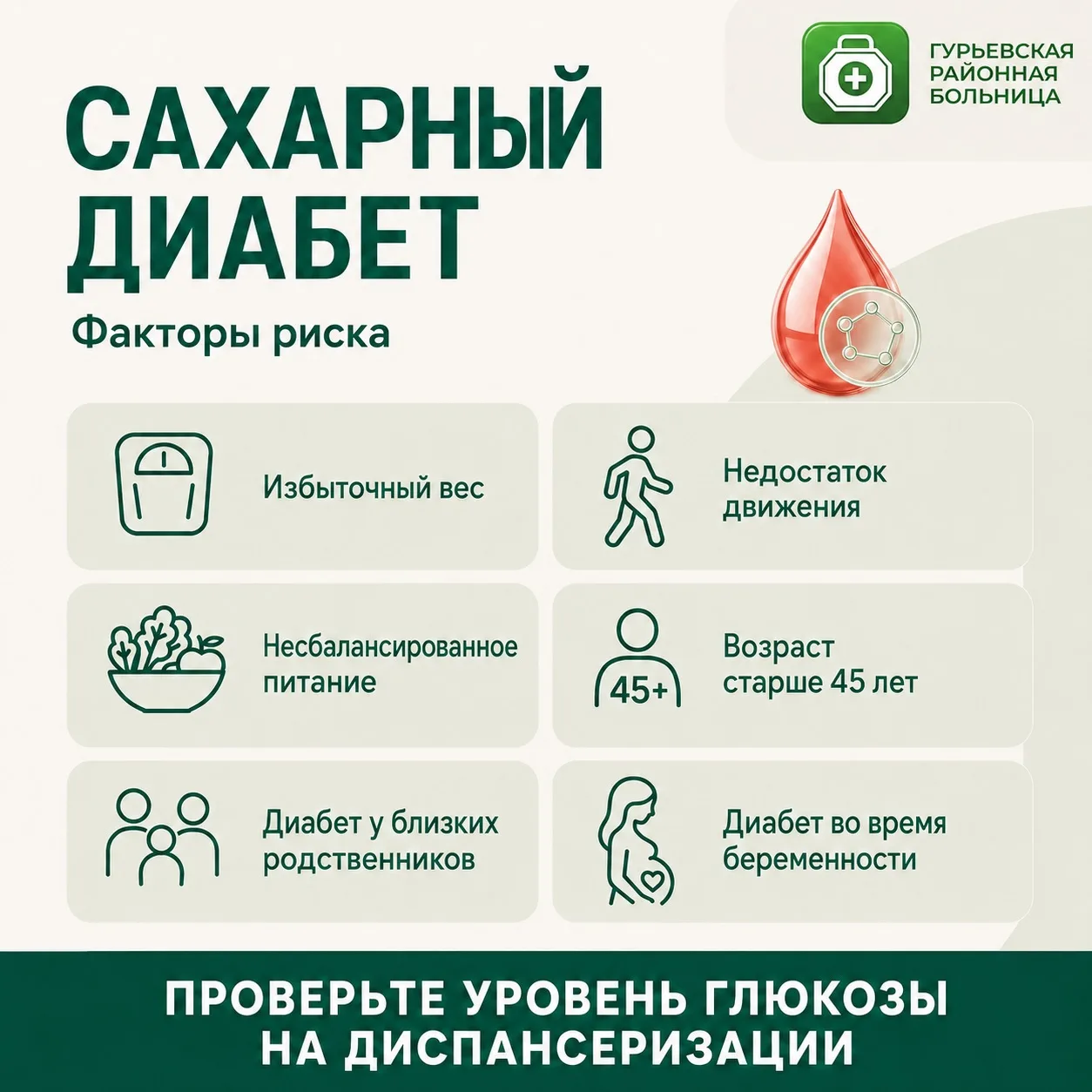 🩸 Сахарный диабет: как снизить риск