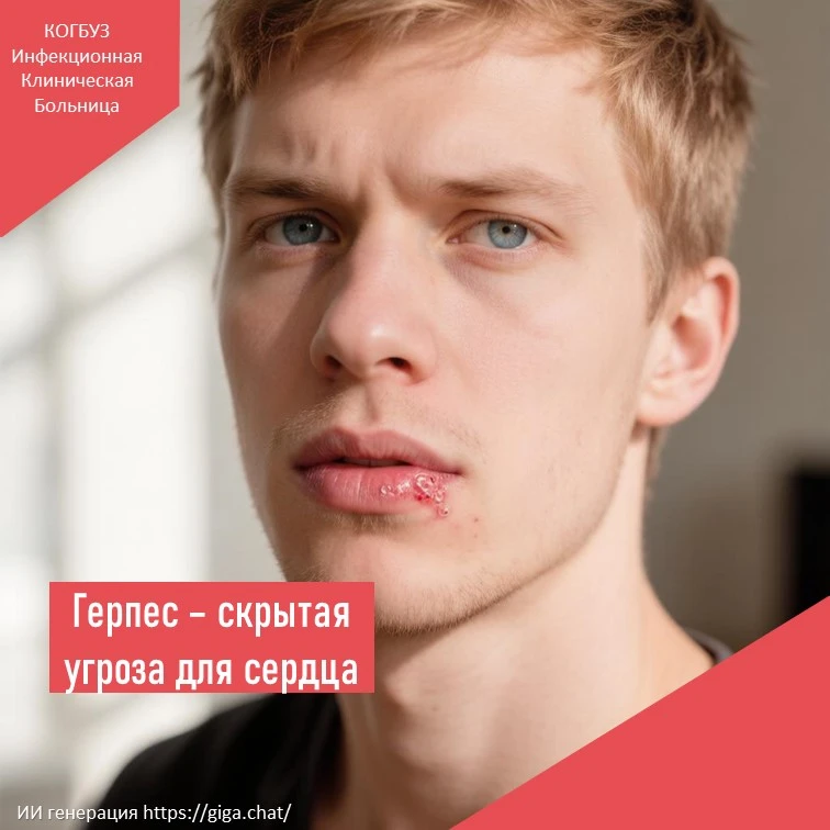 🦠 Герпес: мифы и скрытая угроза для сердца