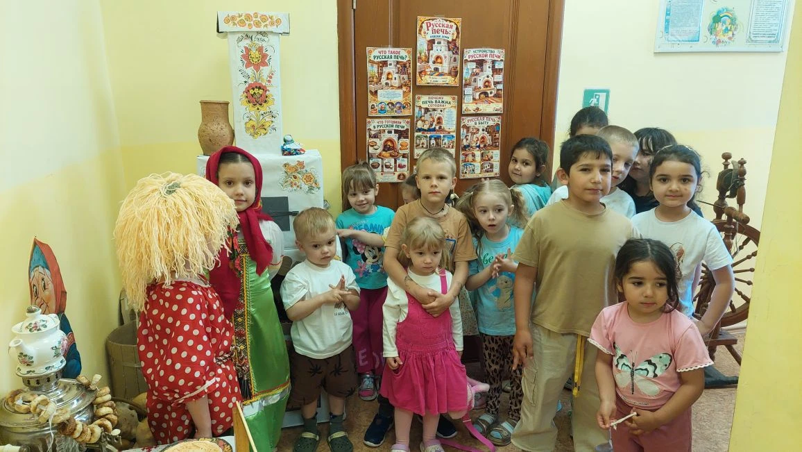 Чудесное путешествие в прошлое состоялось сегодня в детском саду-малыши отправились в м...