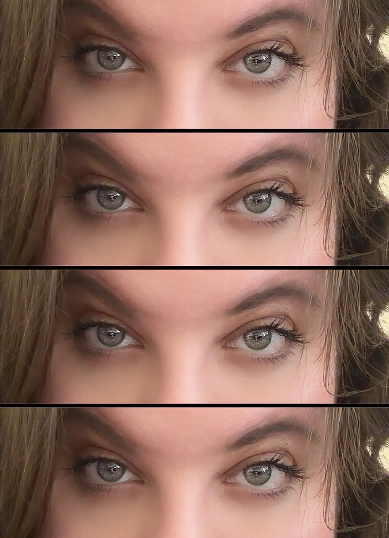 Just stay and look into my eyes…