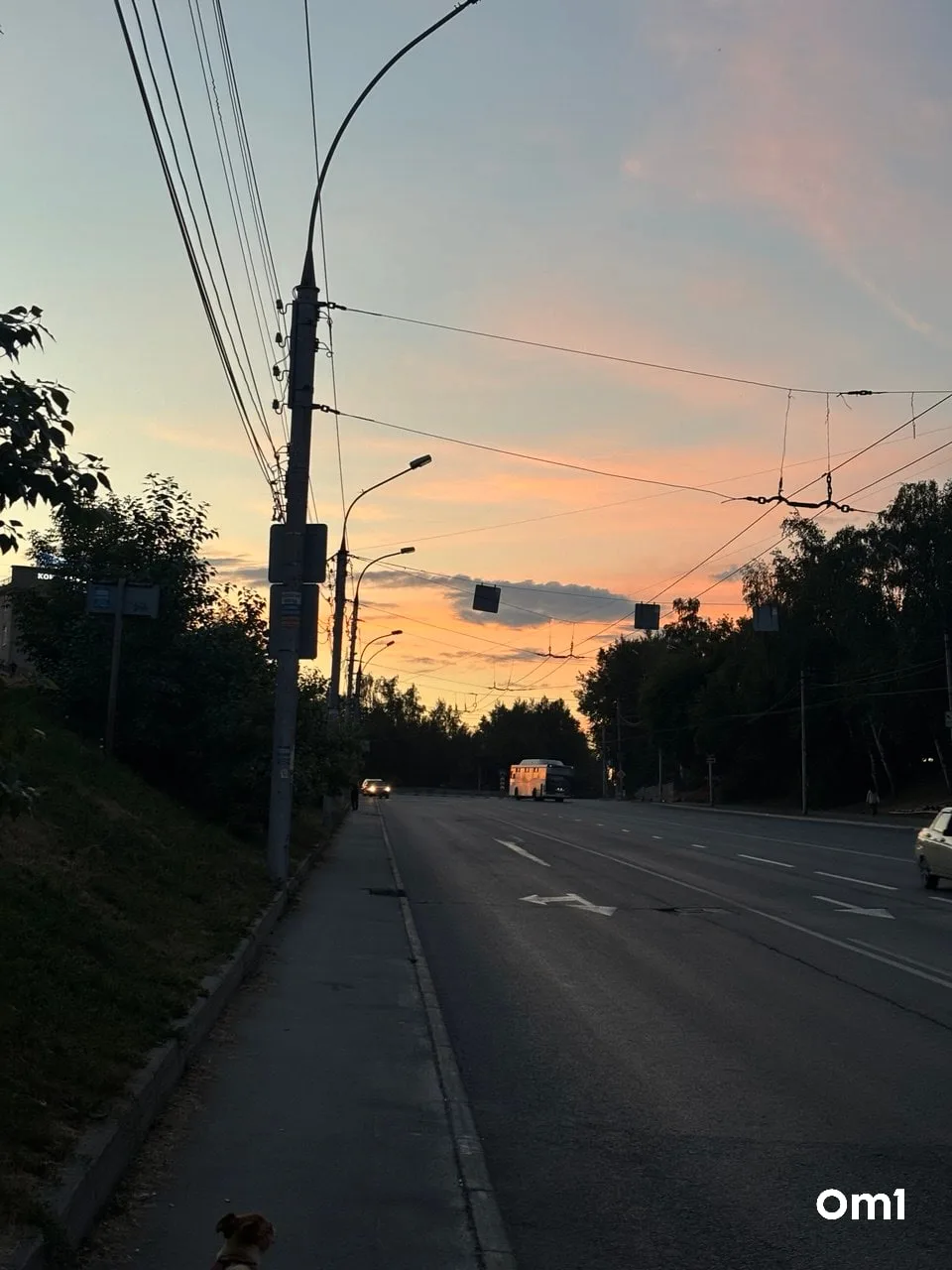 ☀️ Вот таким закатом прощается Новосибирск с днём Ивана Купала