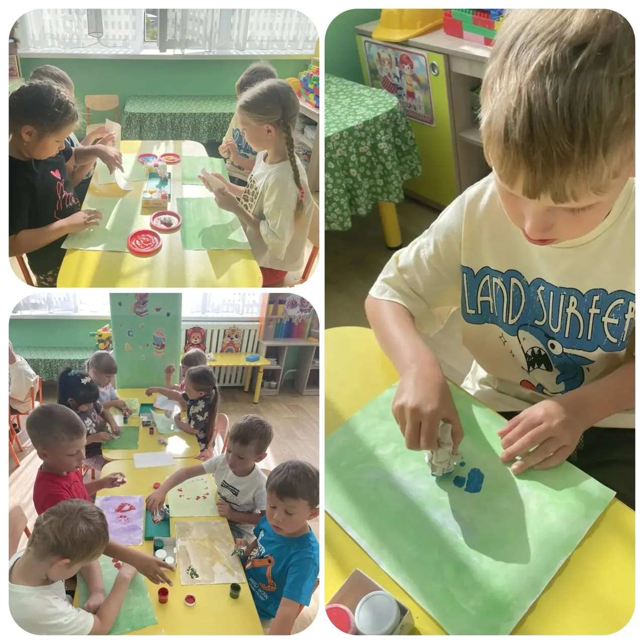 🌸 Цветочная поляна в группе «Лучики»!

🌼Наши юные художники освоили нетрадиционную технику рисован