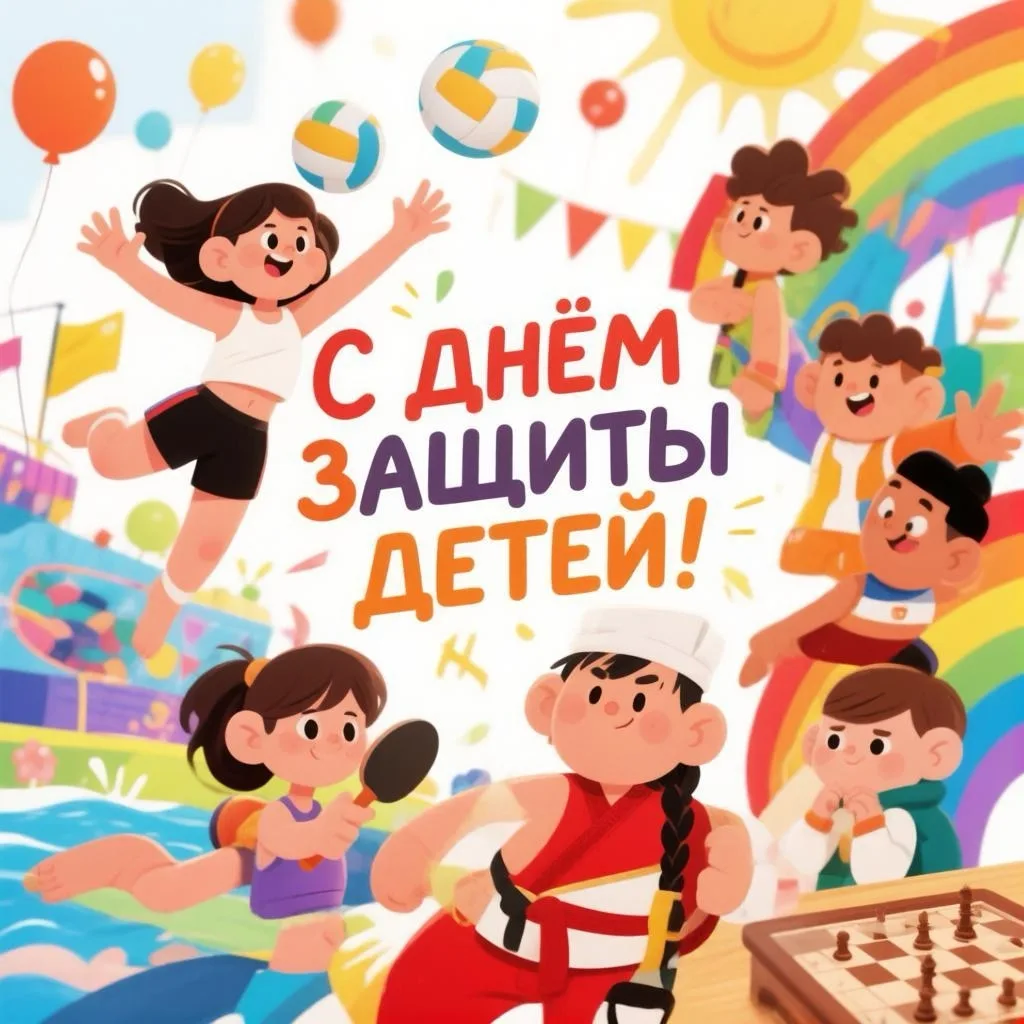 🎉 С Днём защиты детей! 🎉