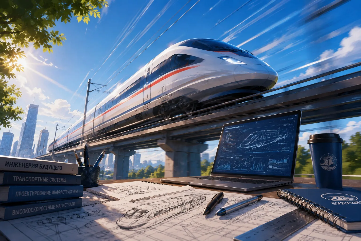 🚄Приглашаем учеников 8–11 классов принять участие в профильной смене «Транспортные каникулы ВСМ: тр