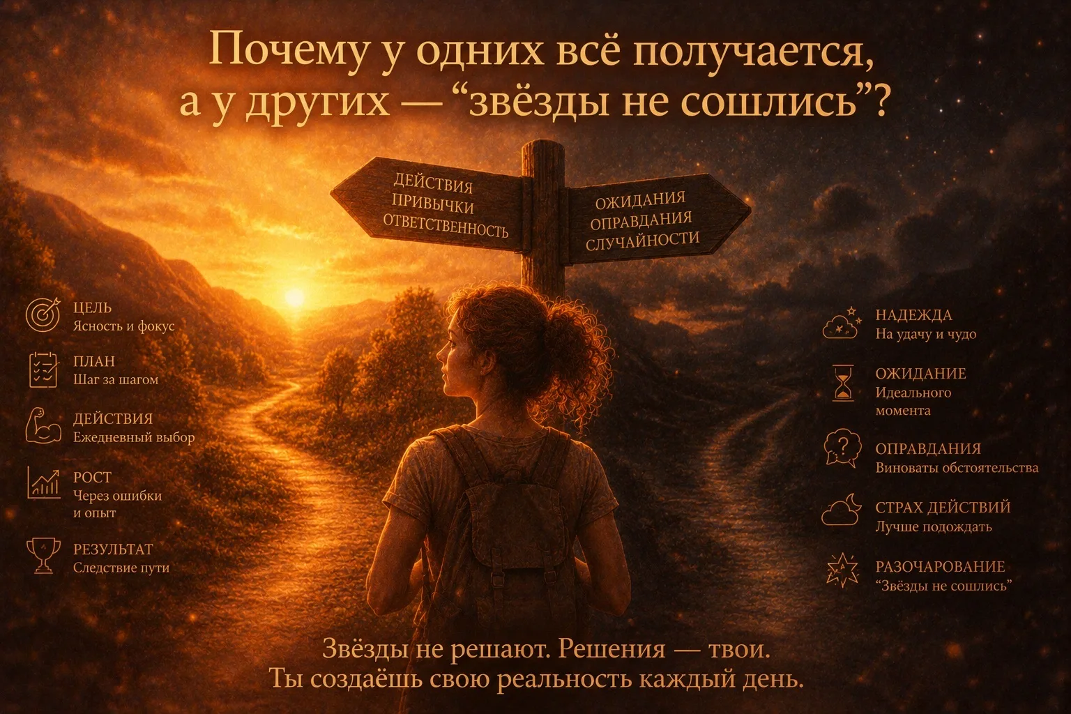 Почему у одних всё получается, а у других — “звёзды не сошлись”?