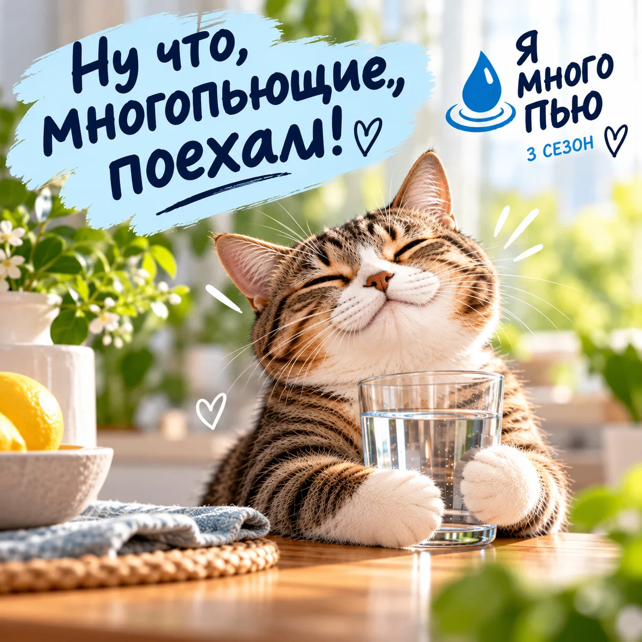 Ну что, многопьющие, поехали! 😜Сегодня стартовал третий сезон нашего проекта «Я много ...