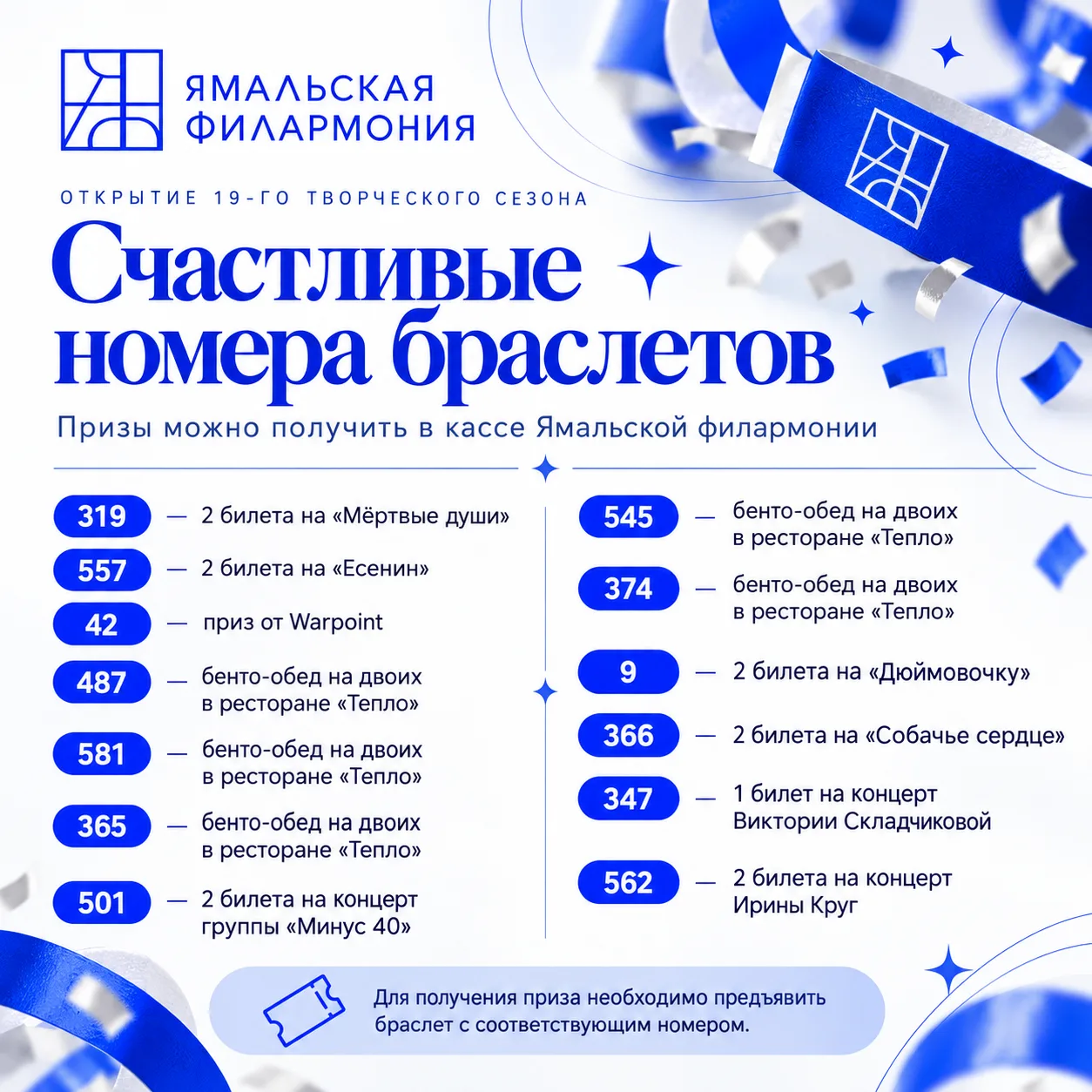 🎁 Проверьте номер своего браслета!