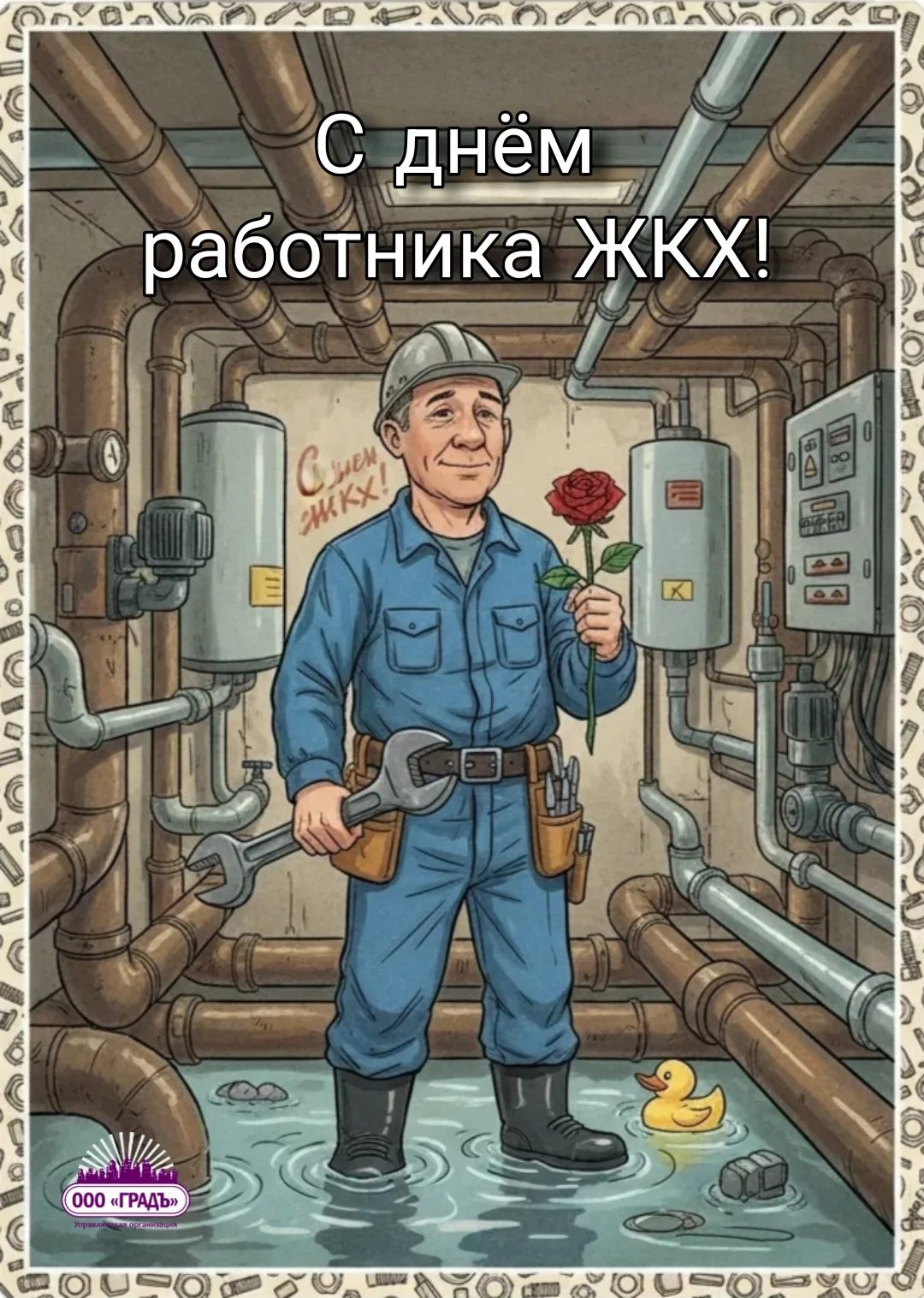 С Днём работника ЖКХ, дорогие коллеги!🎉