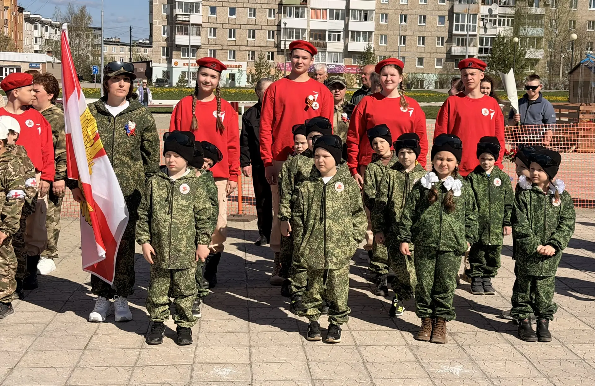 🇷🇺Юнармейцы отряда «Братишка» — участники Парада Победы дошкольных войск!   7 мая на городской площа