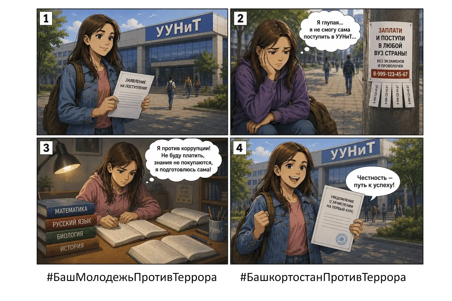 #БашМолодежьПротивТеррора #БашкортостанПротивТеррора