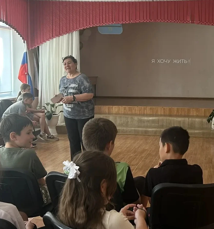 📣 18 июня в нашем пришкольном летнем оздоровительном лагере «Городок» прошла акция антинаркотическо