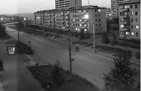 Улица Волгоградская. 1980. С негатива В.Кафо