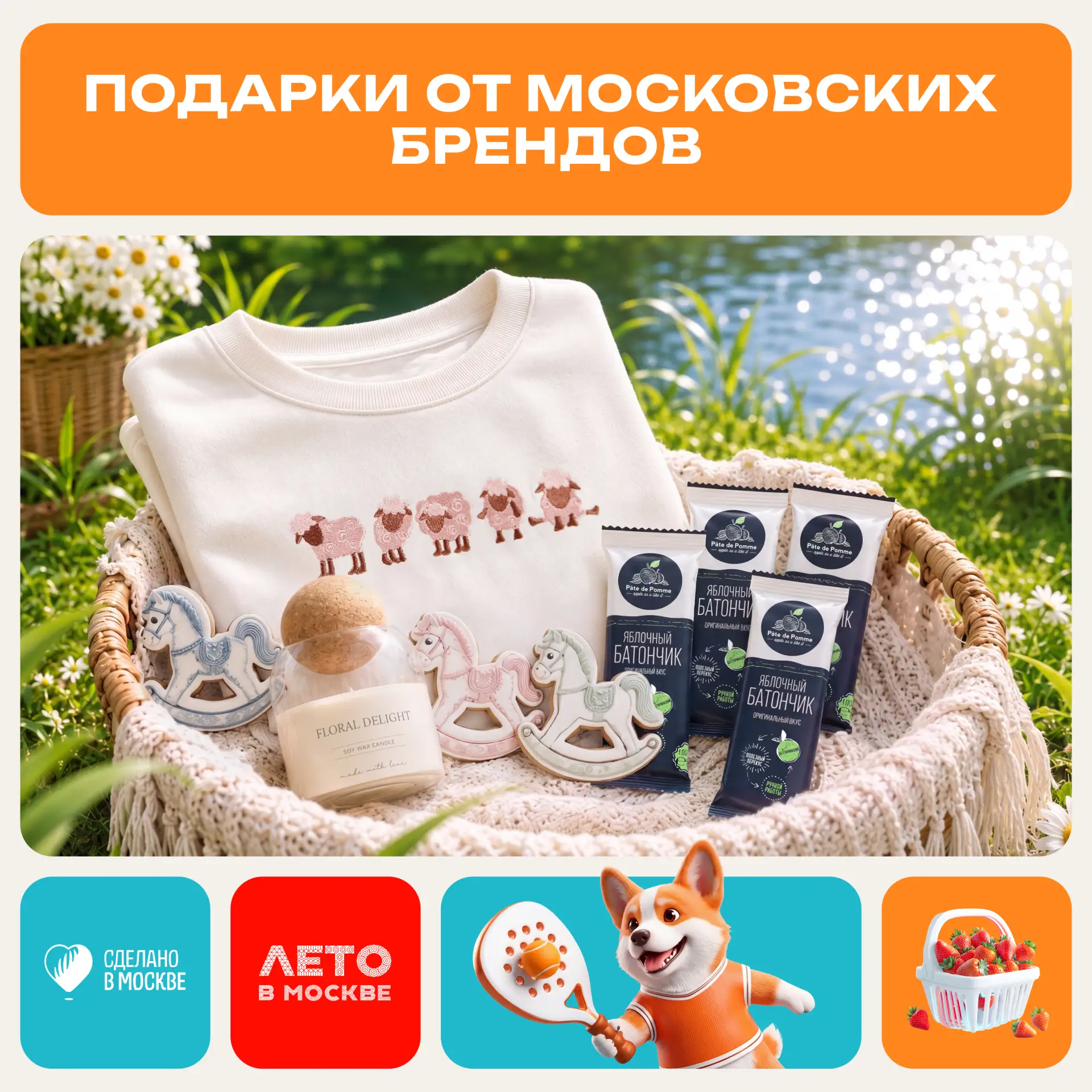 🧳 Ароматная свеча для дома или уютный лонгслив от локальных брендов? А может и то, и то?