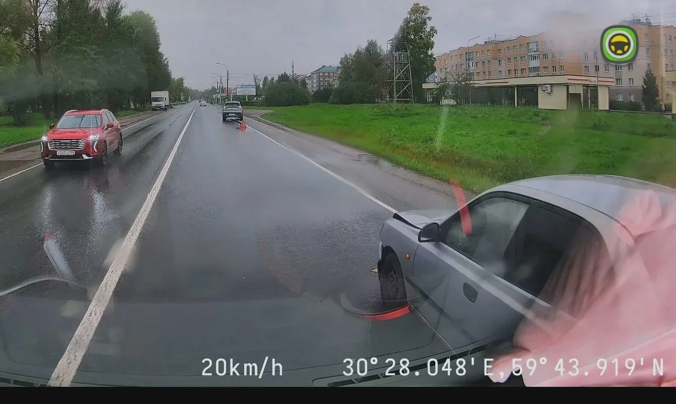 Серия ДТП на юге Петербурга