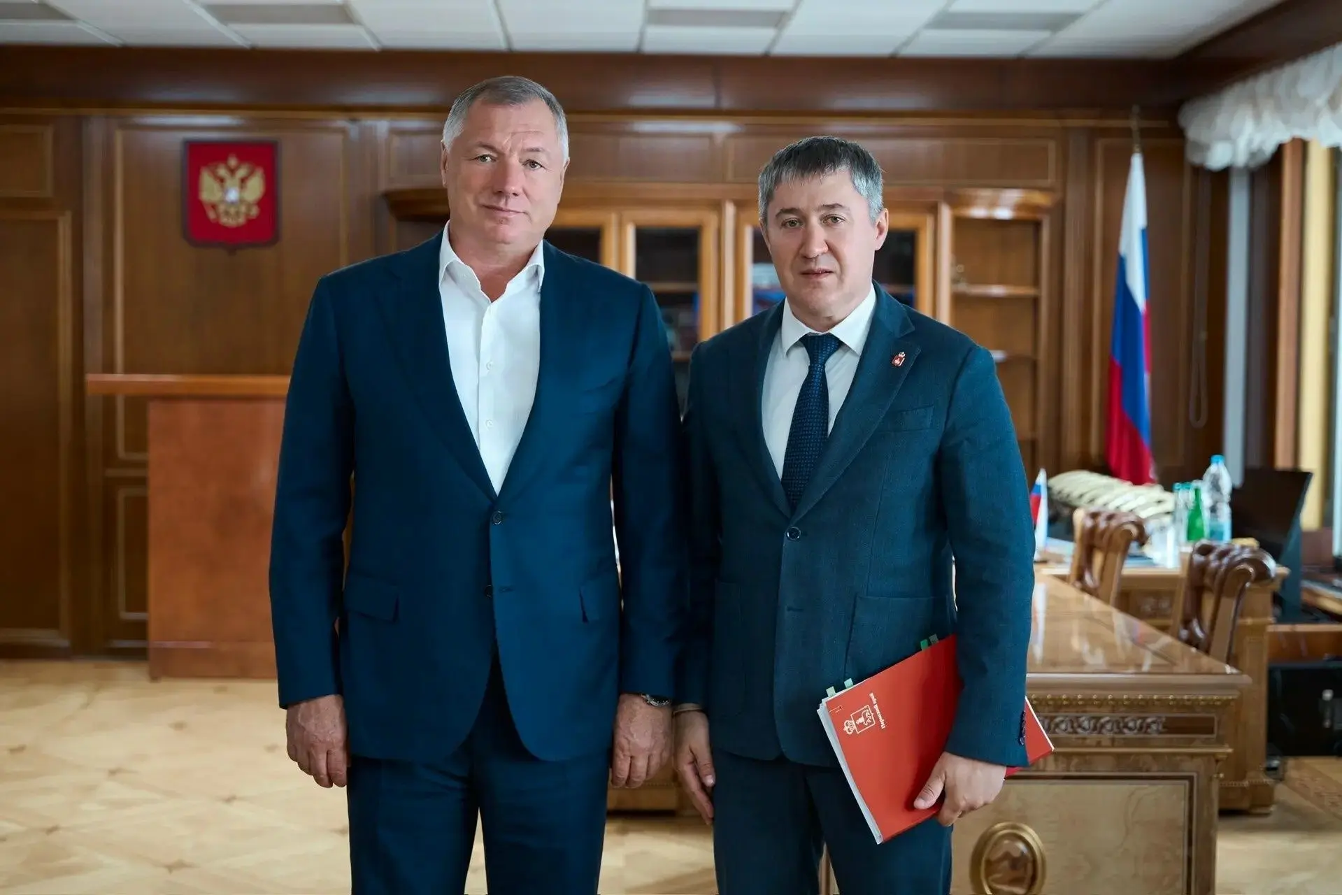 Губернатор Прикамья Дмитрий Махонин провел рабочую встречу с Заместителем Председателя ...