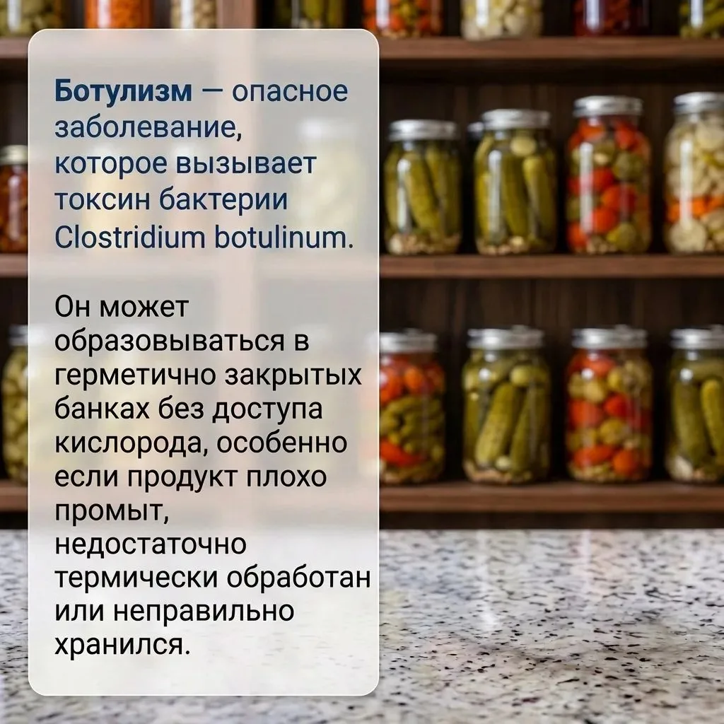 🍅 Сохраняем дачный урожай безопасно: как избежать ботулизма и других рисков при консер...