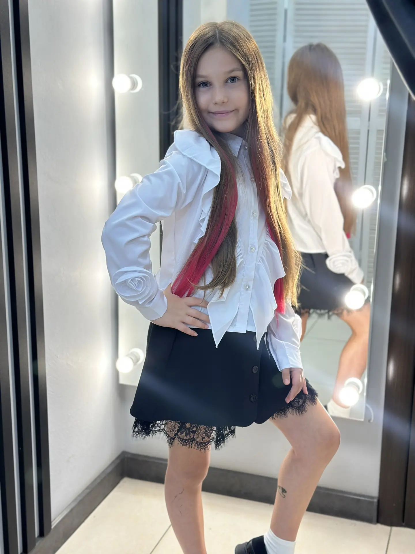 Рубашка 
В размере 128-152 см 
🛍️ 1.450₽

Юбка-шорты 
🛍️ 1.200₽