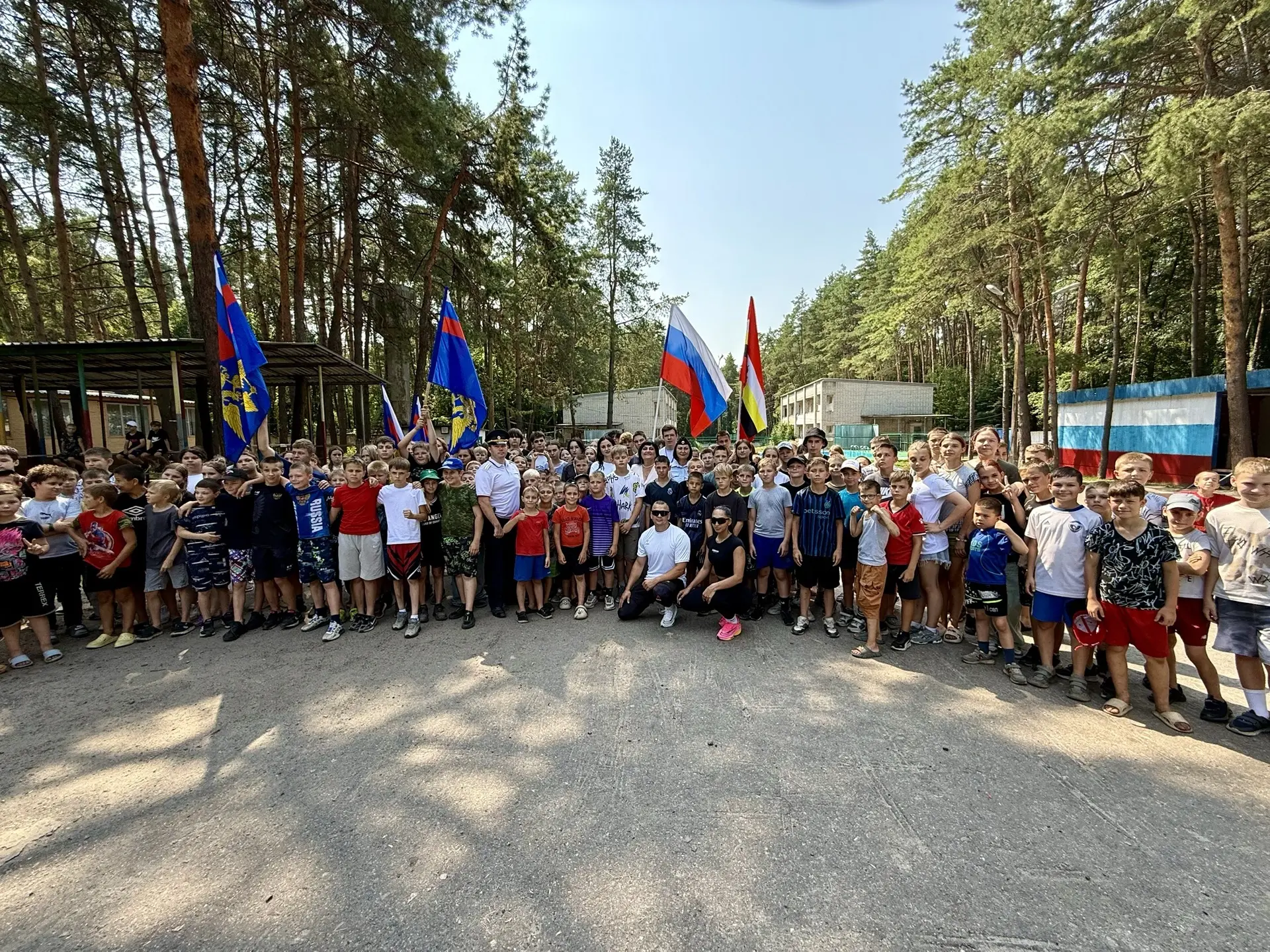 💪🫡Во Всероссийский день физкультурника в Курске полицейские и члены общественного сов...