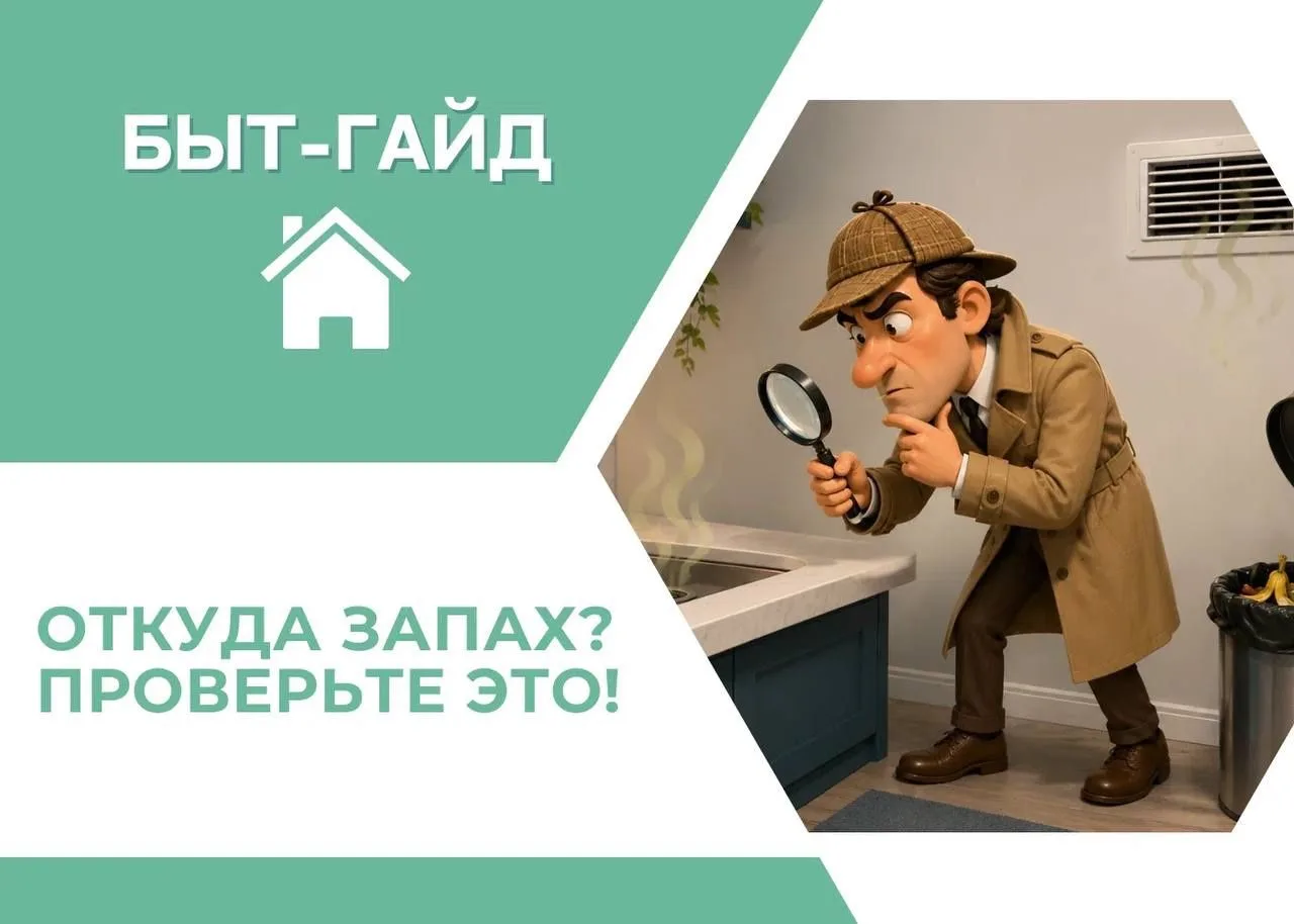 Неприятный запах в квартире не всегда означает серьёзную проблему. Иногда причина — в простых бытовы