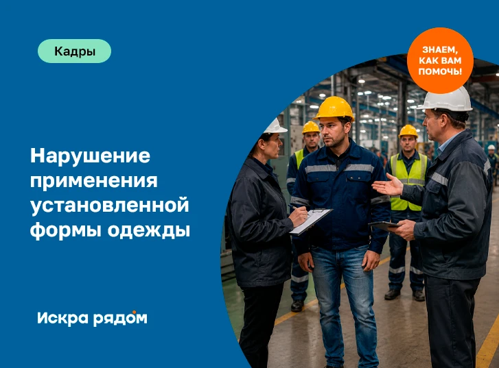 Нарушение применения установленной формы одежды

Нарушение формы одежды, установленной локальными но