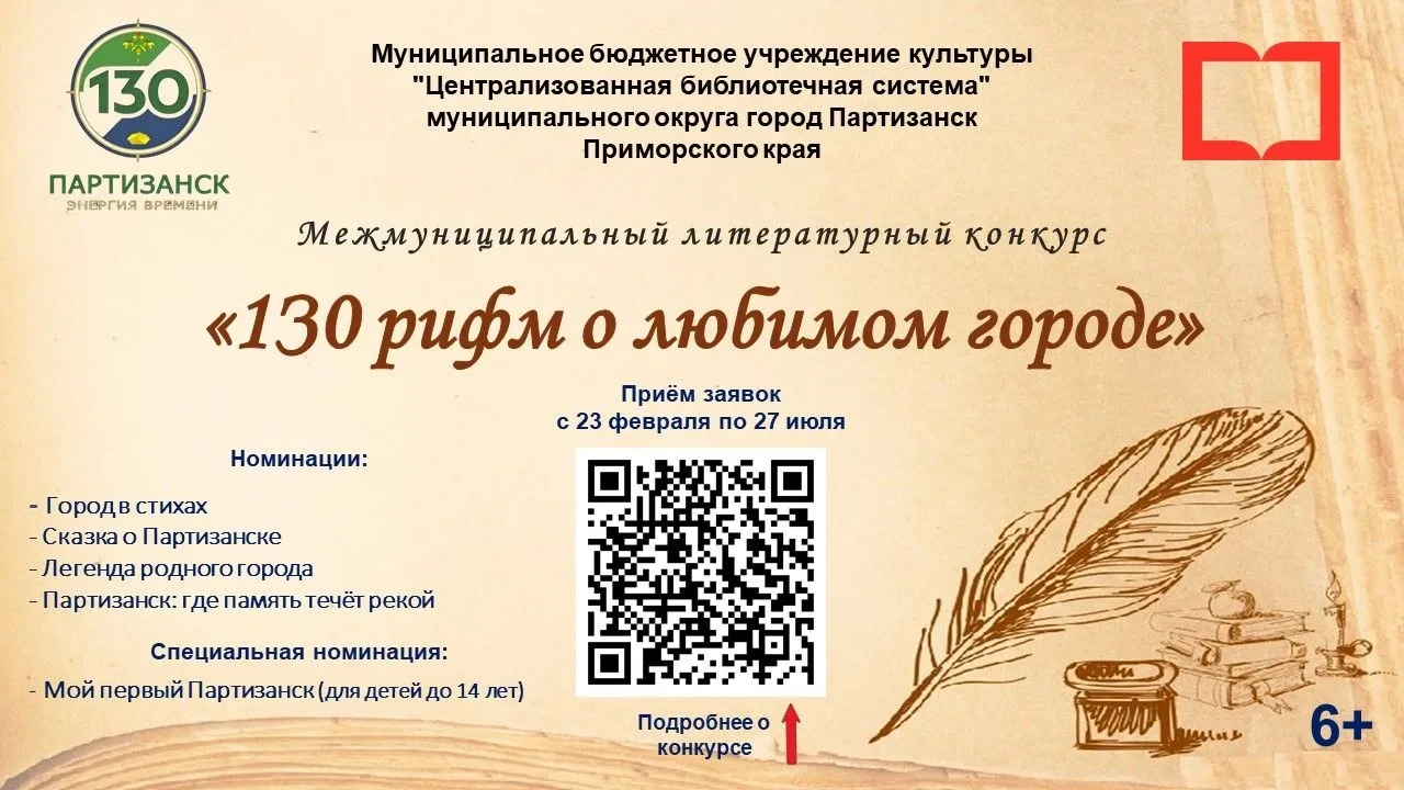 В этом году нашему любимому городу исполняется 130 лет!

📚 Центральная городская библиотека напомин