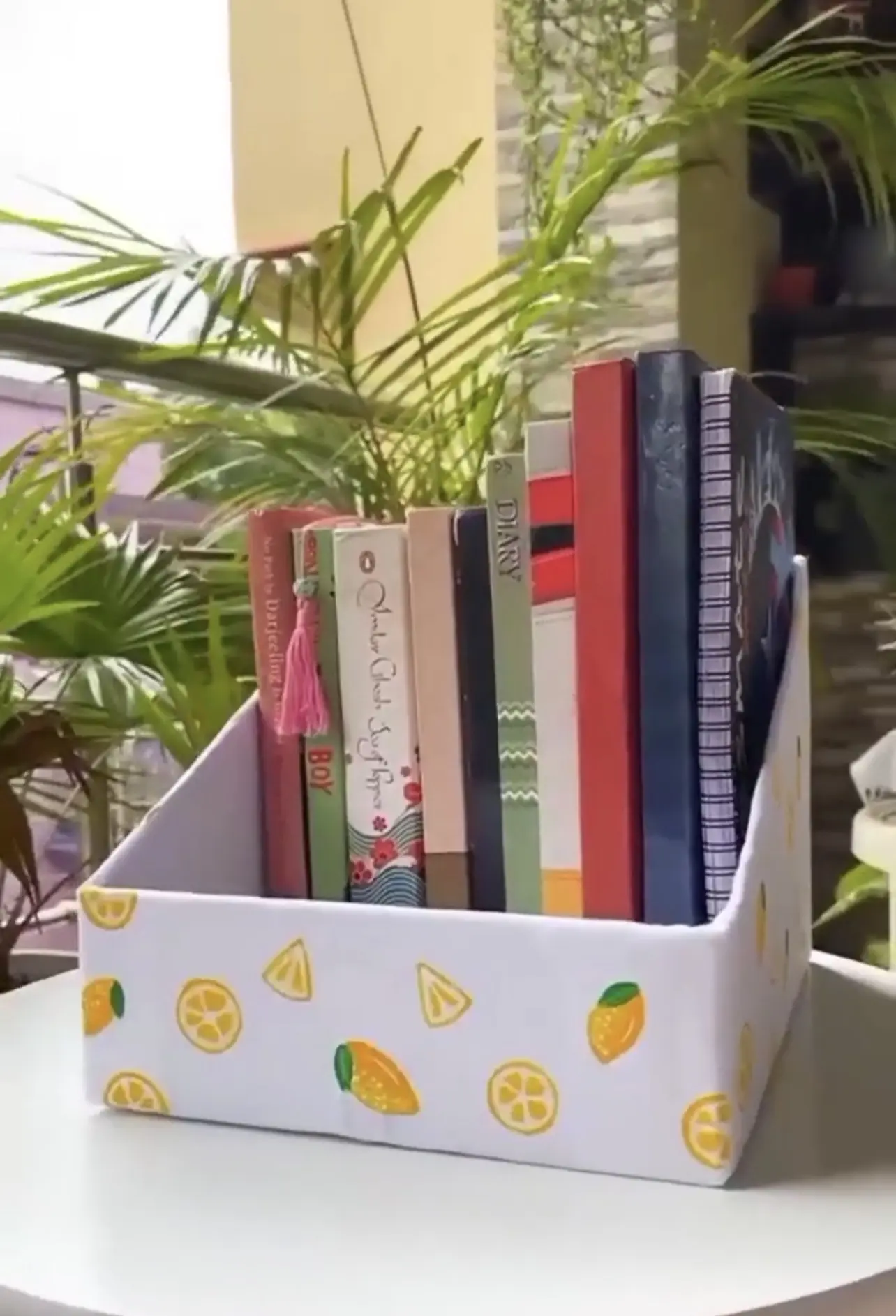 Органайзер для твоих книг из картона💕
