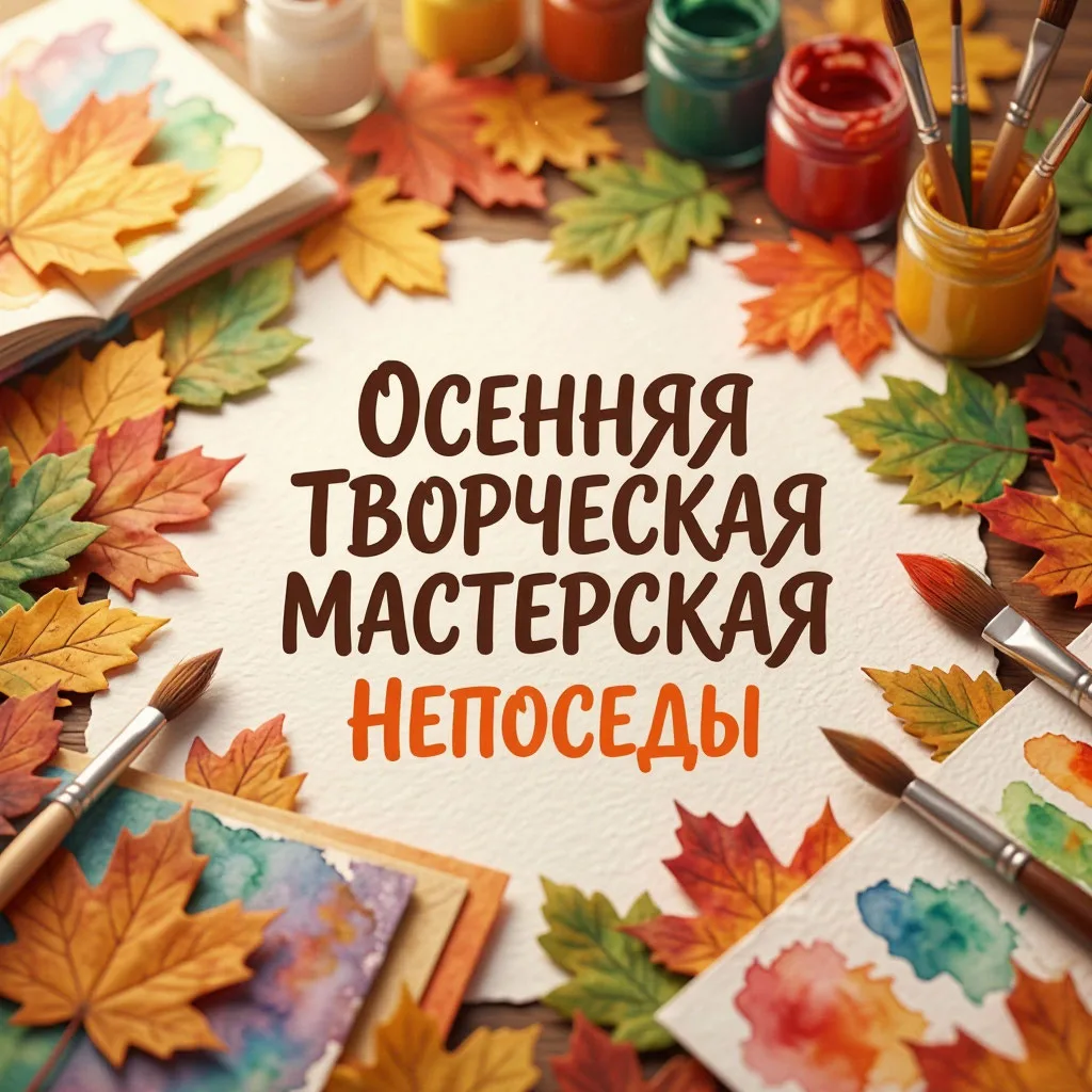 🍁 Осень пришла — время уютного творчества в группе «Непоседы»!