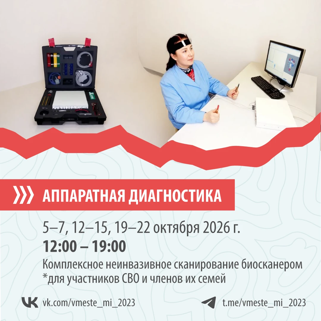 Сегодня запускаем исследование с помощью биосканера БИОРС