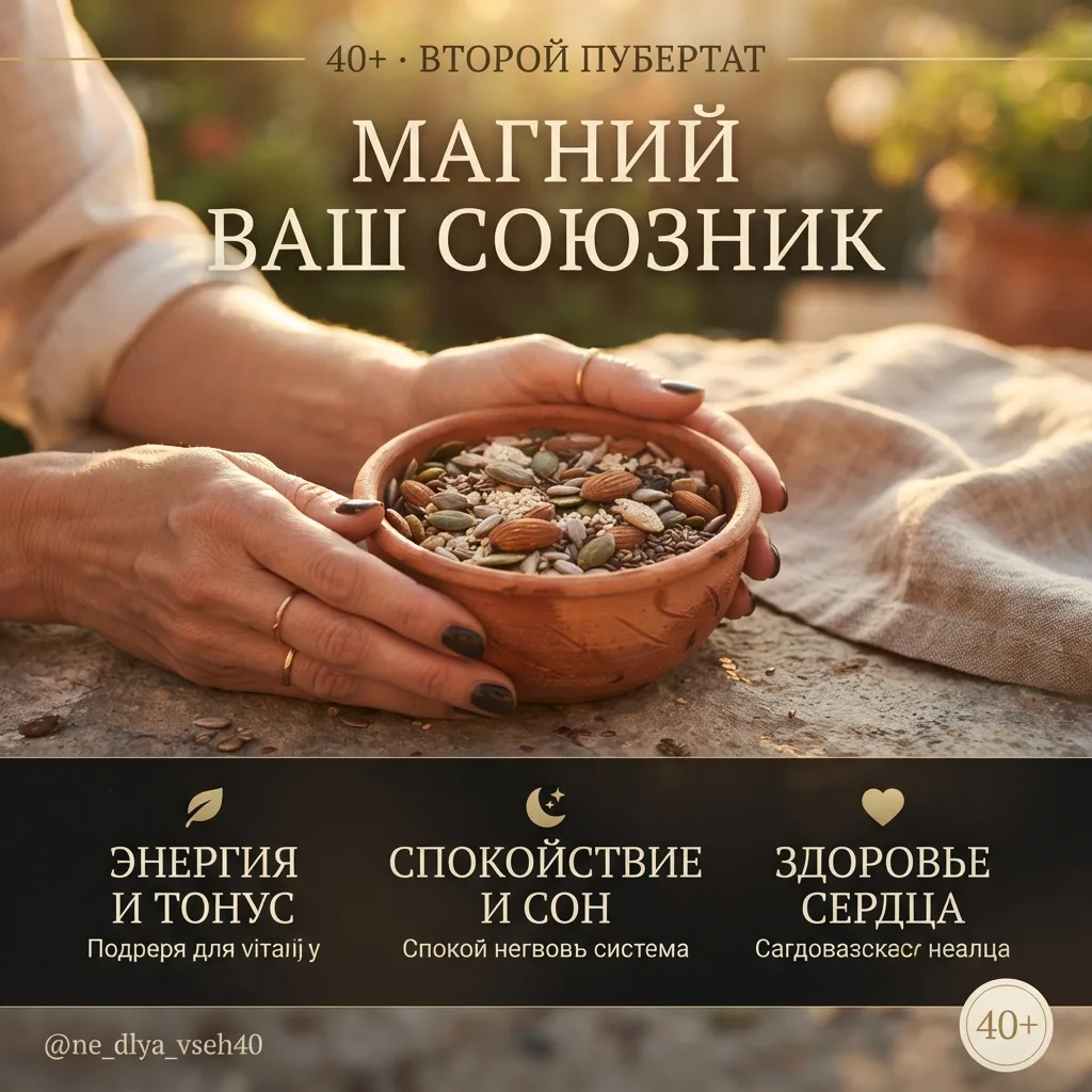 🔥 Магний: ваш главный союзник для нервов и тонуса