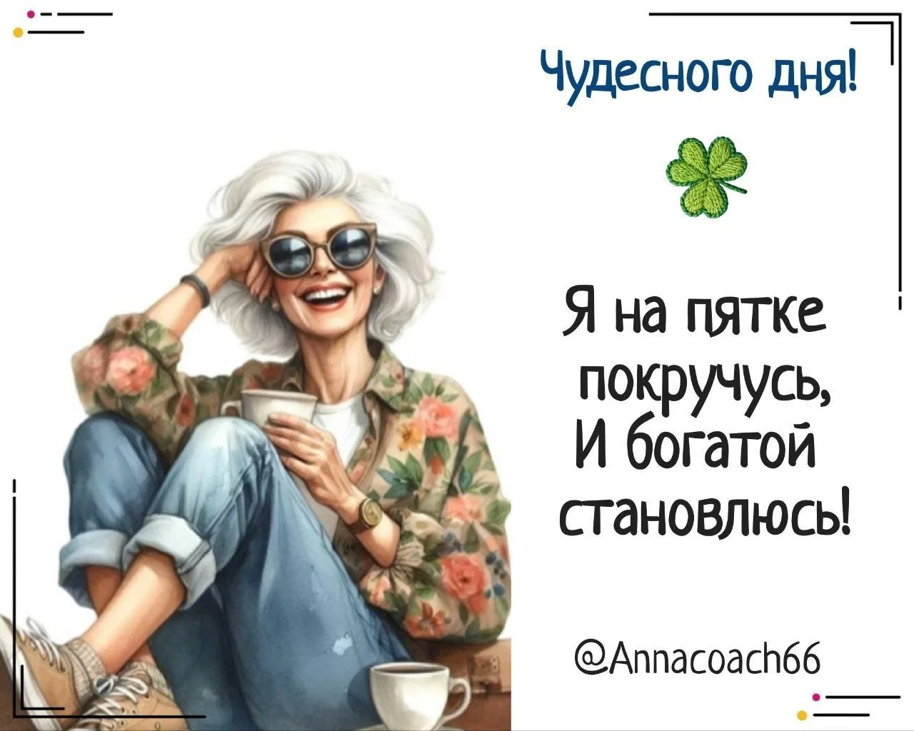 ❇️НАСТРОЙ на позитивные события дня.
