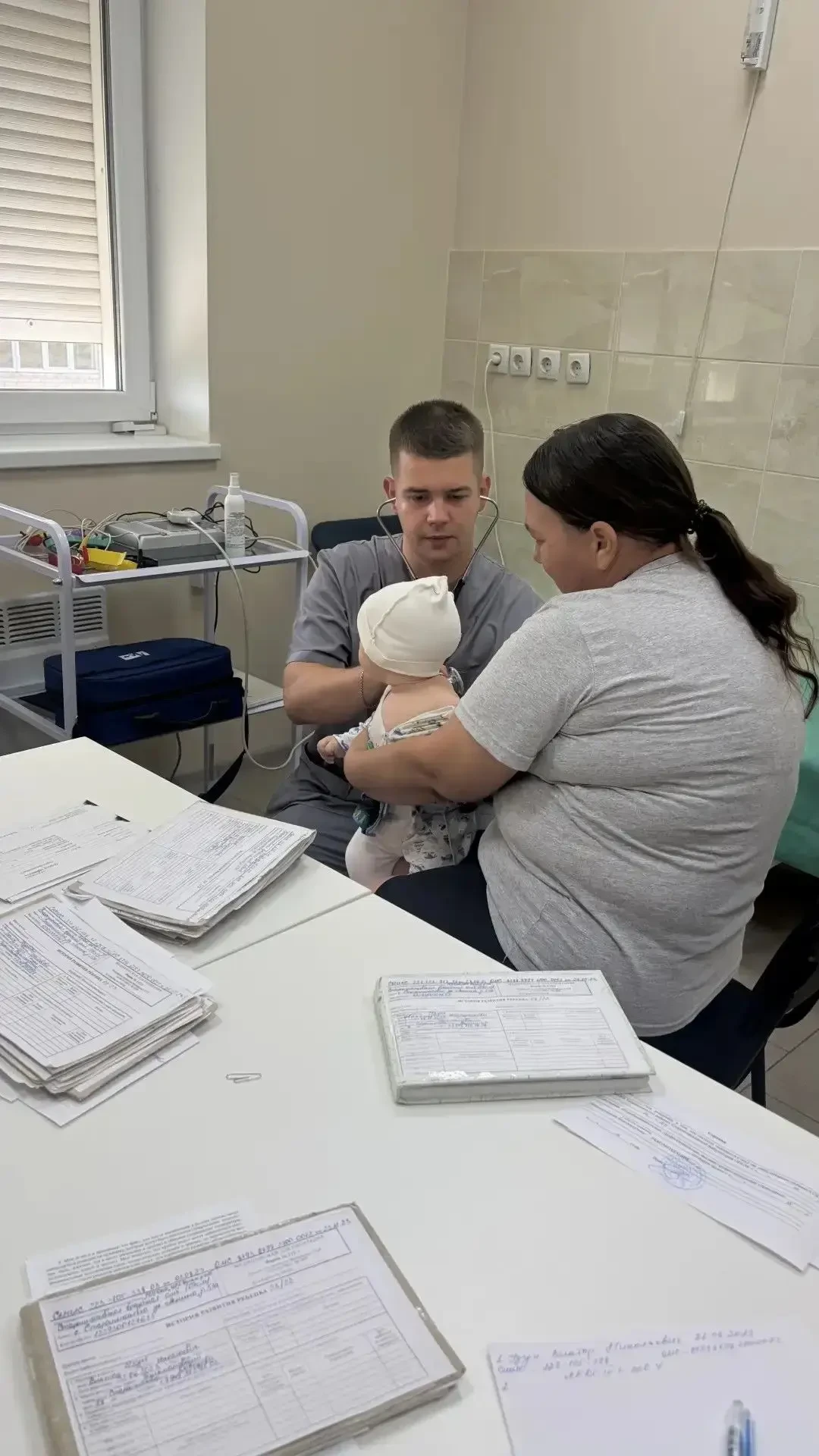 🚑 Сегодня врач педиатр Тельмановской ЦРБ осуществил выезд в Староигнатьевскую врачебную амбулаторию