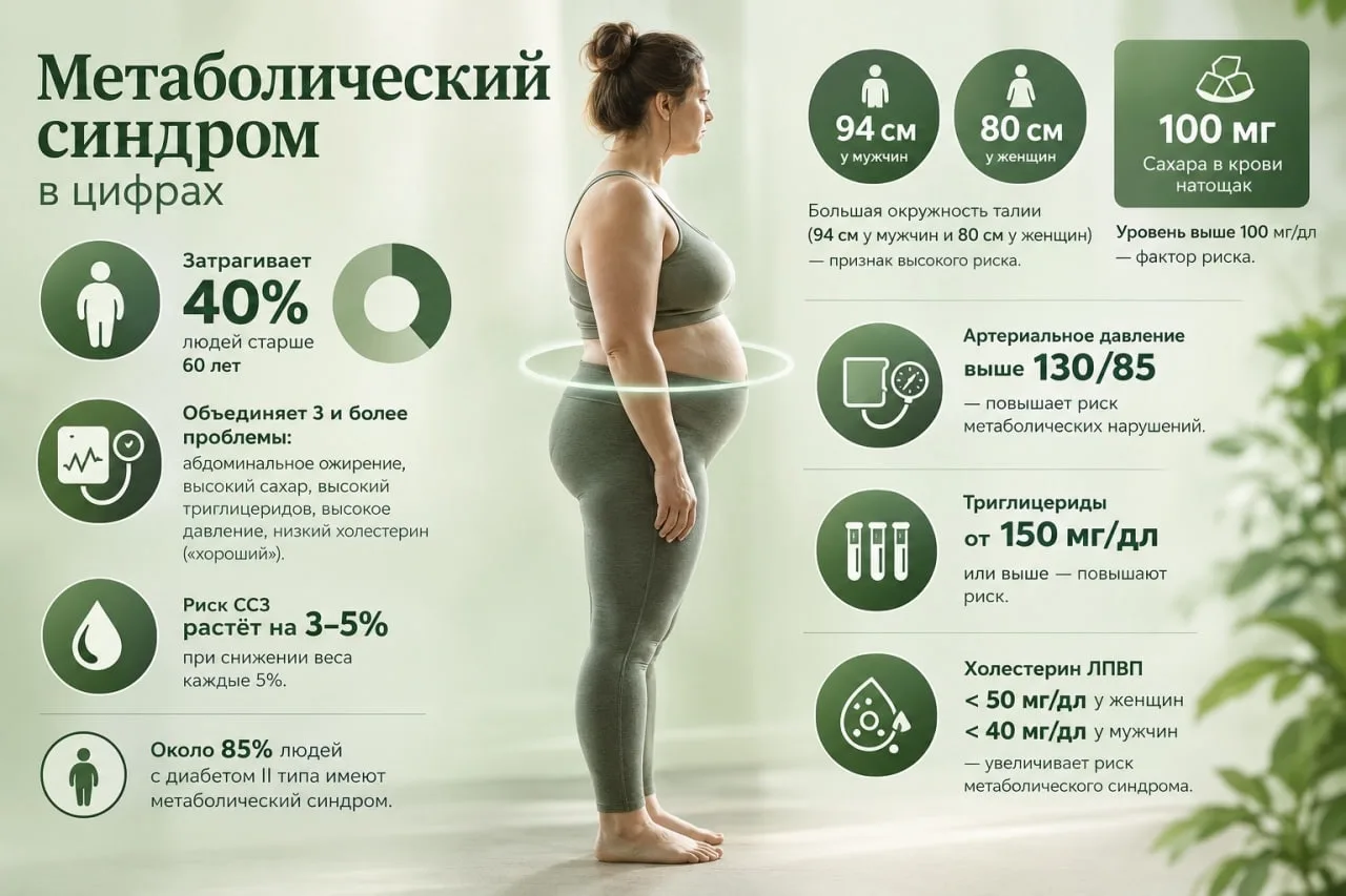 Метаболический синдром: что это и как его распознать