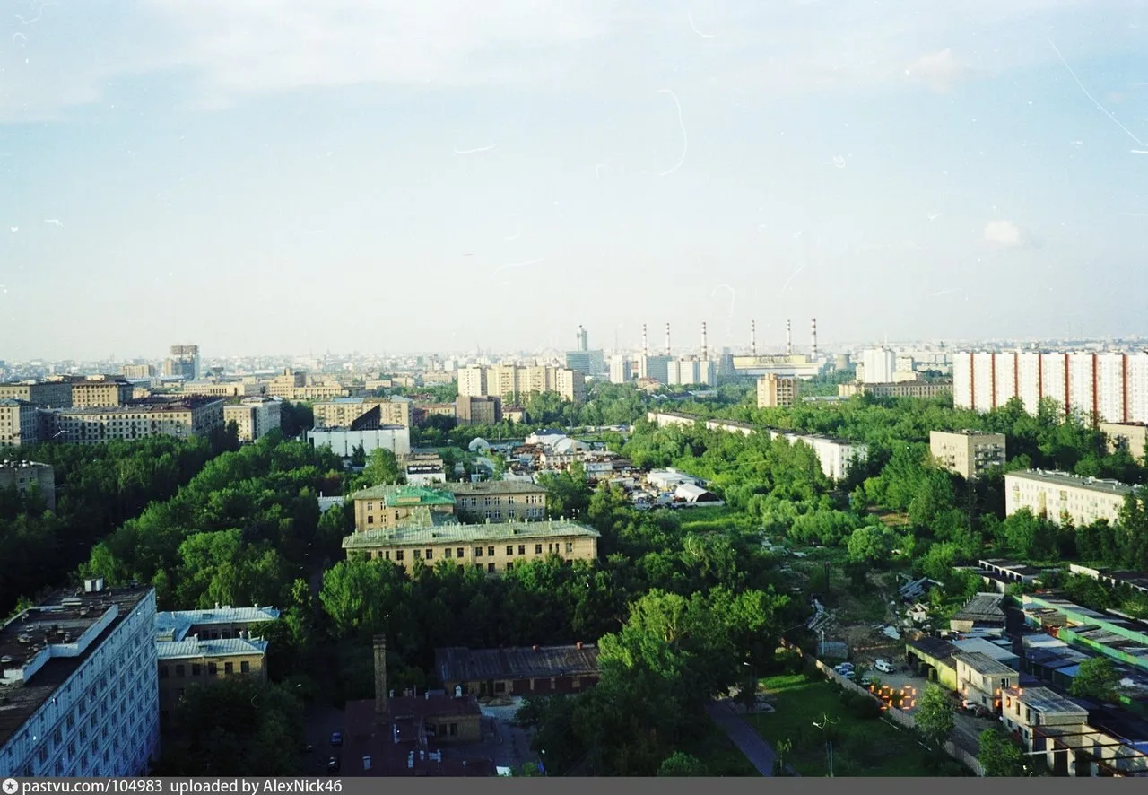 Вид с крыши в августе 1998