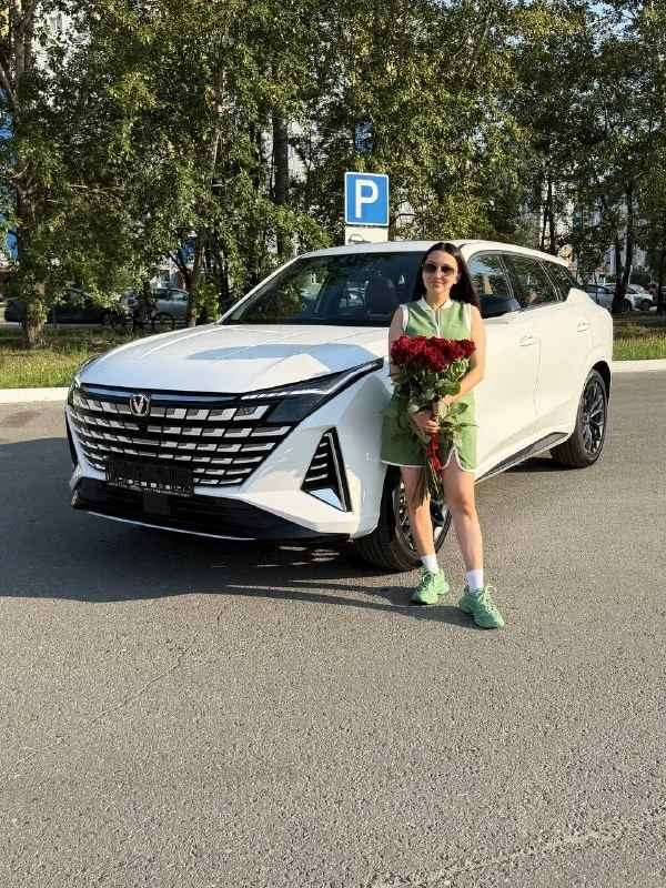 Выдали Changan UNI-Z настоящей героине — маме троих деток! 👏❤️