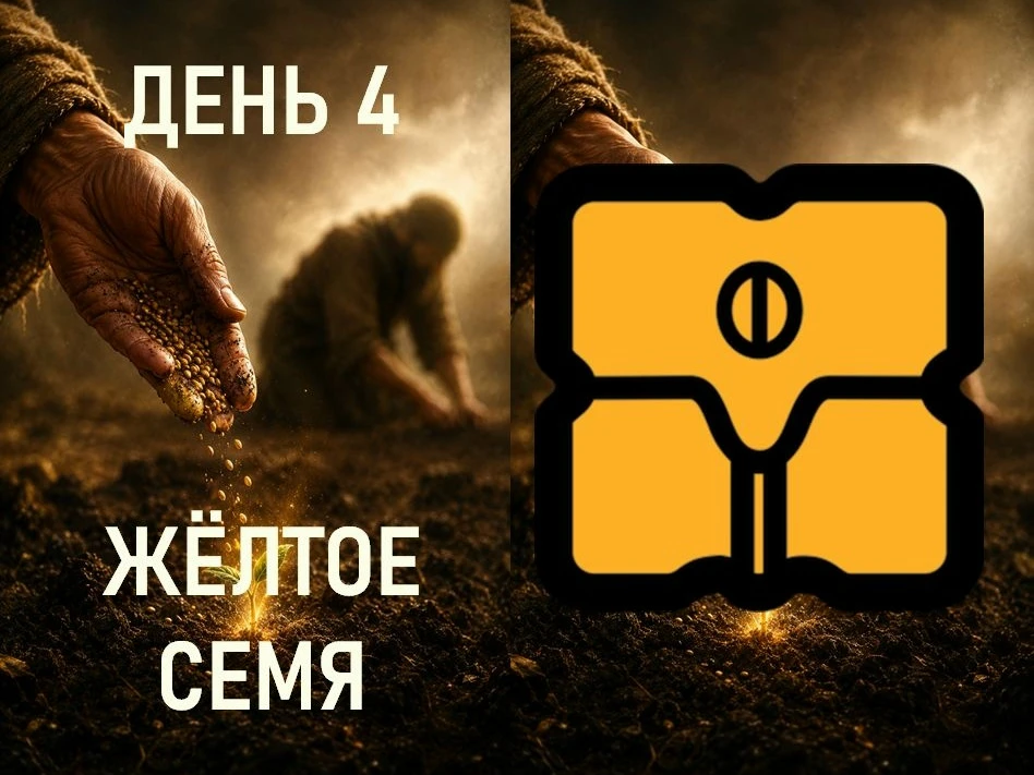 День 4. Жёлтое Семя.
Направление: Юг. 
Цвет: Жёлтый. 
Суть: Сеяние, Понимание, Планирование
Теплая, 