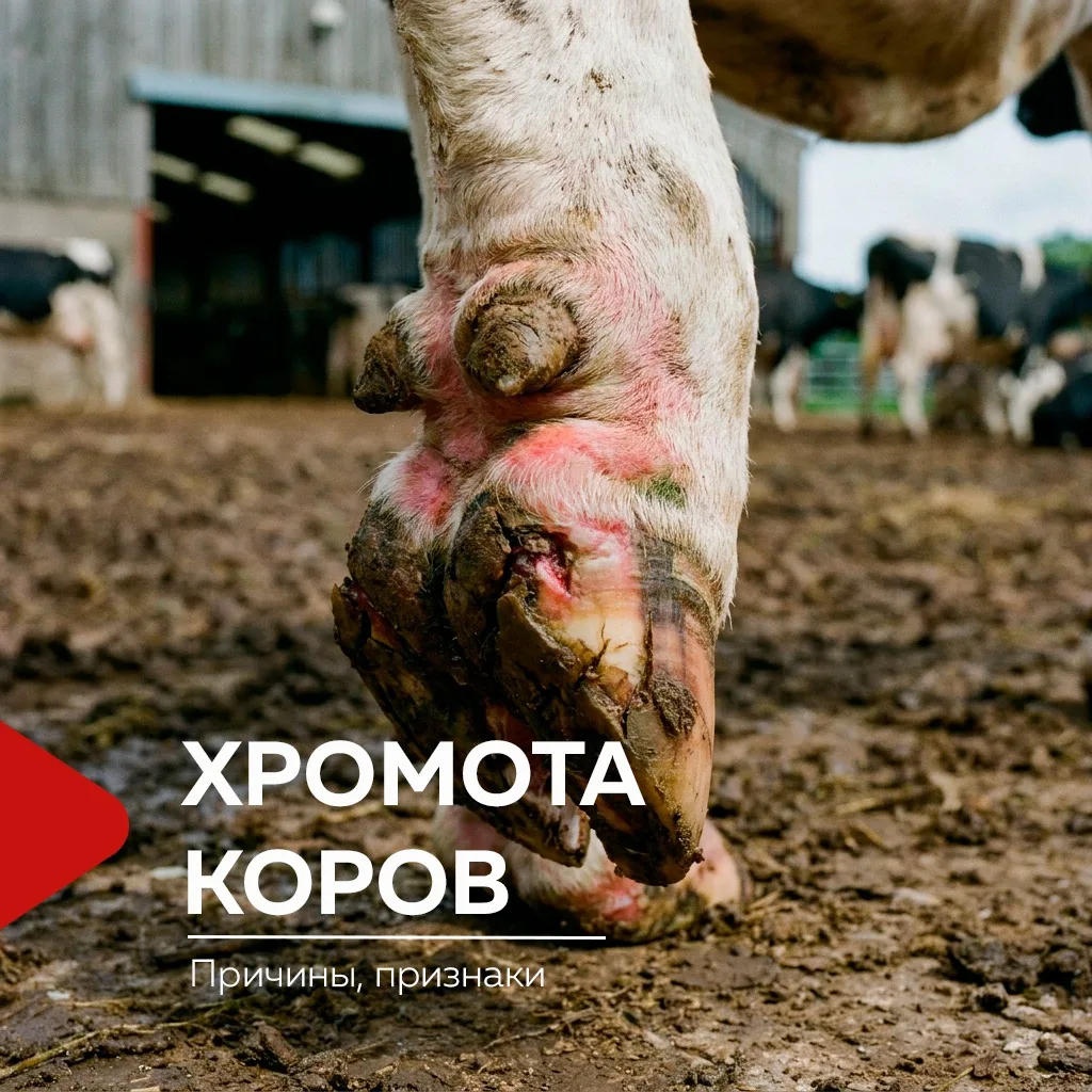 🐄 Хромота у КРС - это не просто «неудобство при ходьбе».
