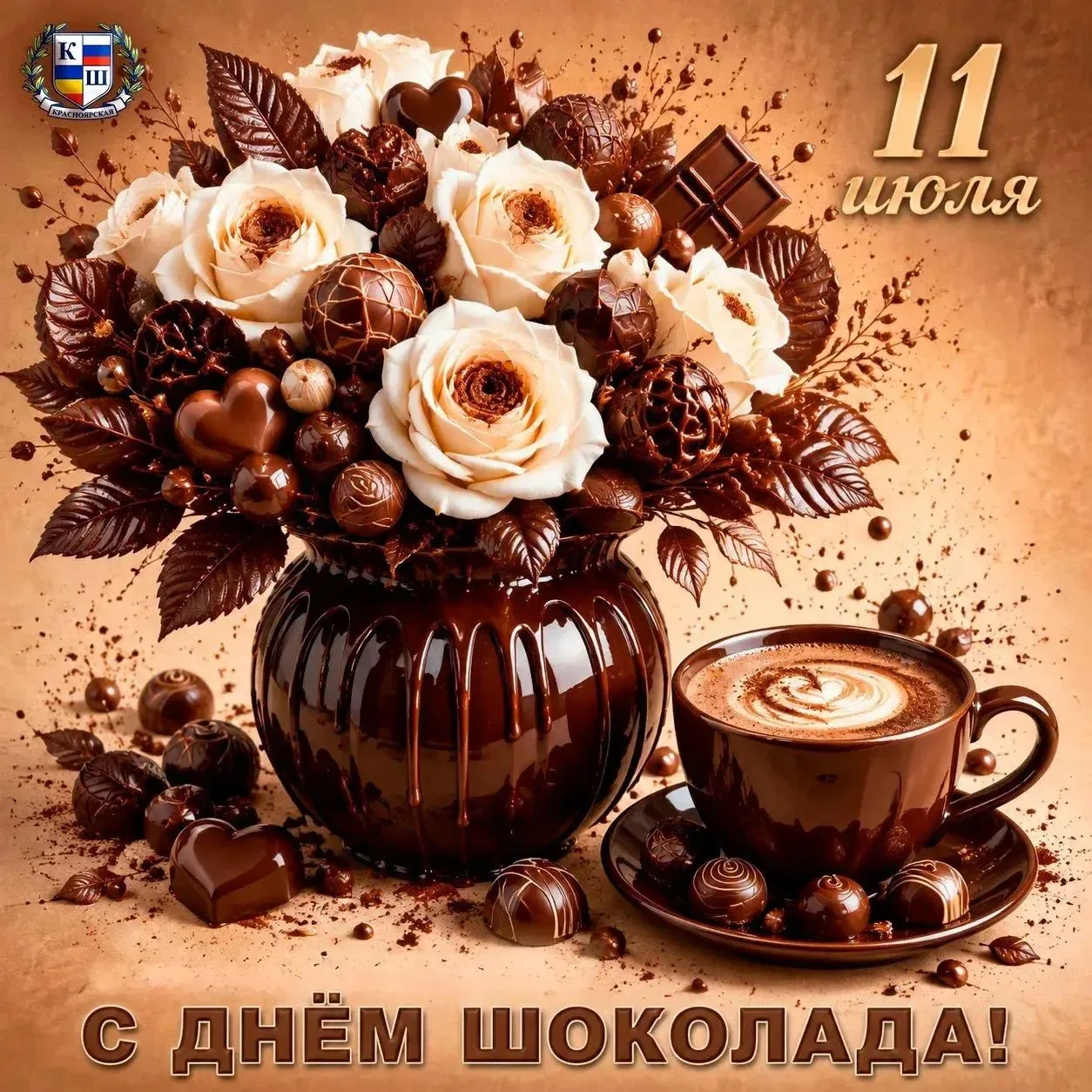 🍫 Сегодня отмечается Всемирный день шоколада!

🍫Шоколад появился много веков назад. Первыми напито