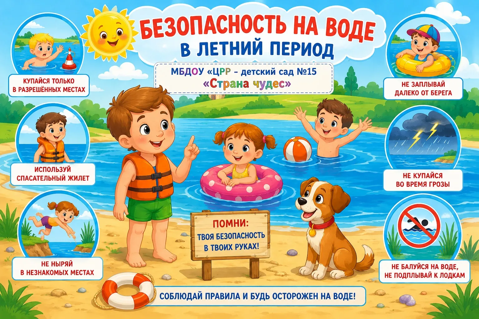 🌊БЕЗОПАСНОСТЬ НА ВОДЕ❗️❗️❗️