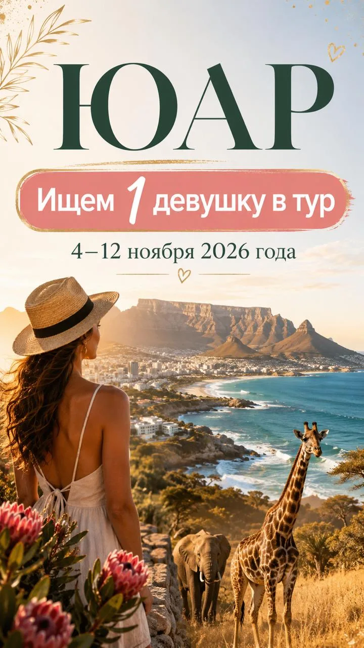 Только 1 место в ЮАР 🇿🇦
