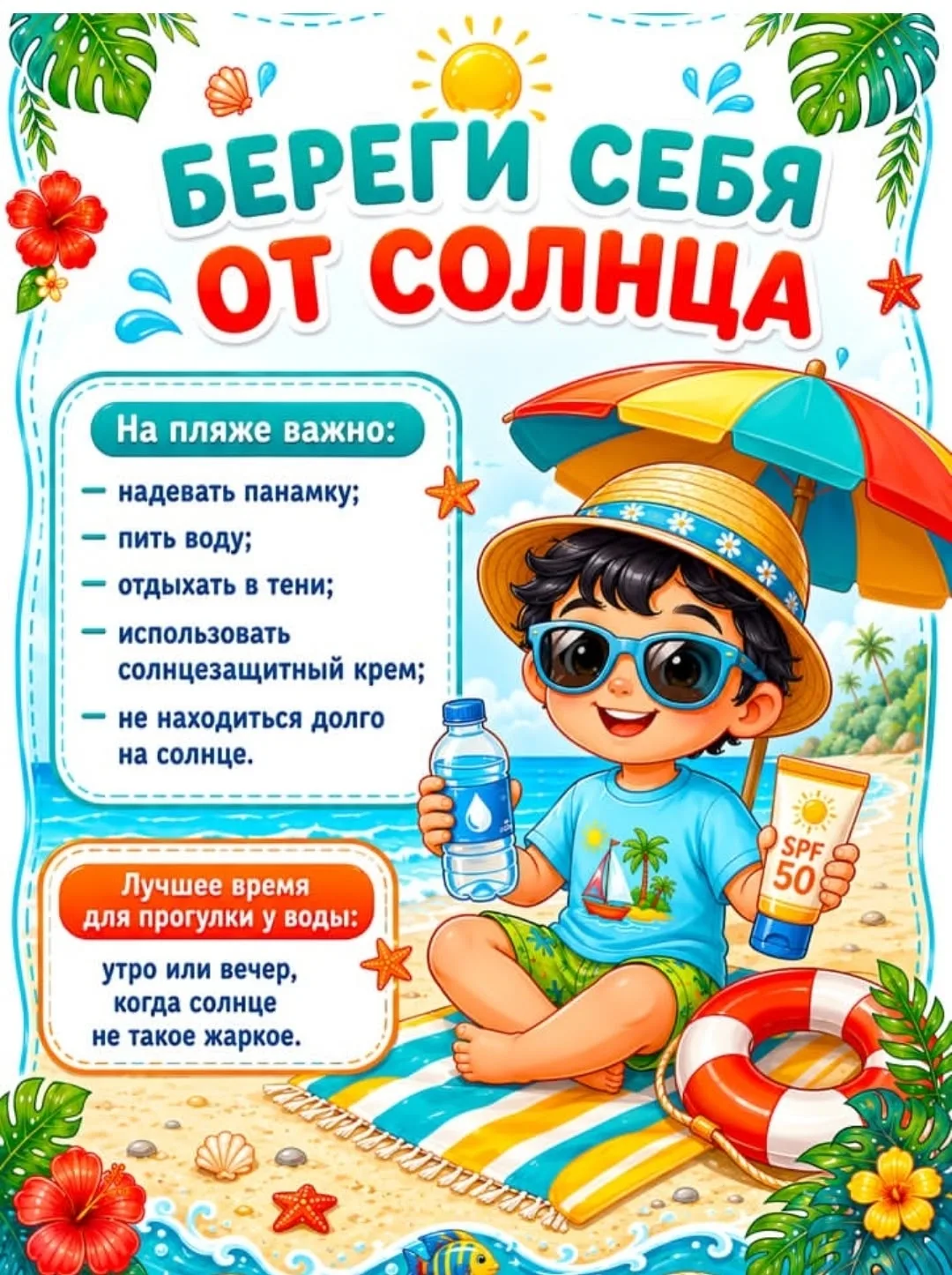 Хорошего отдыха на пляже!🫠