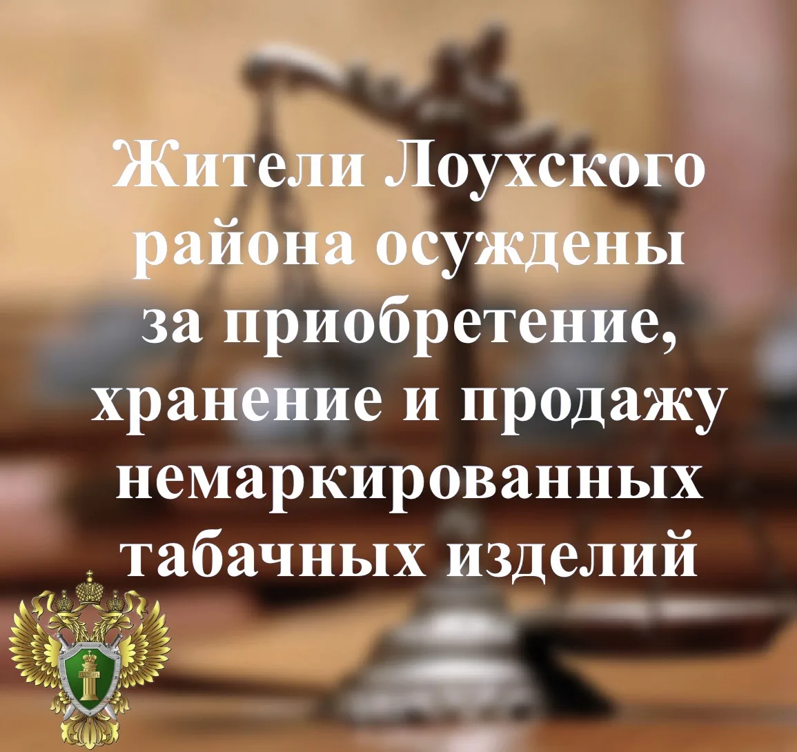 ⚖️ Прокуратура Лоухского района поддержала государственное обвинение по уголовному делу...