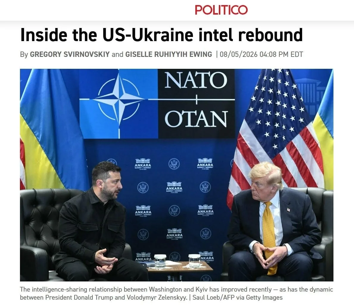 🇺🇸🇺🇦 США возобновили масштабный обмен разведданными с Украиной для ударов по России...