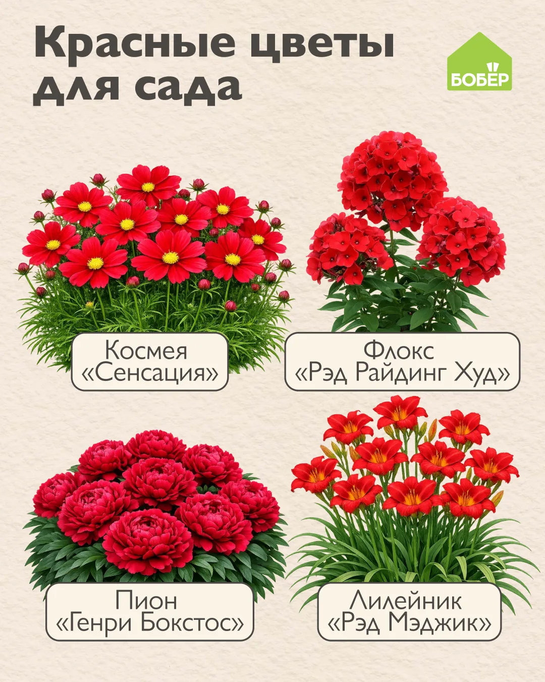 Яркая и эффектная гамма для вашего цветника ❤️