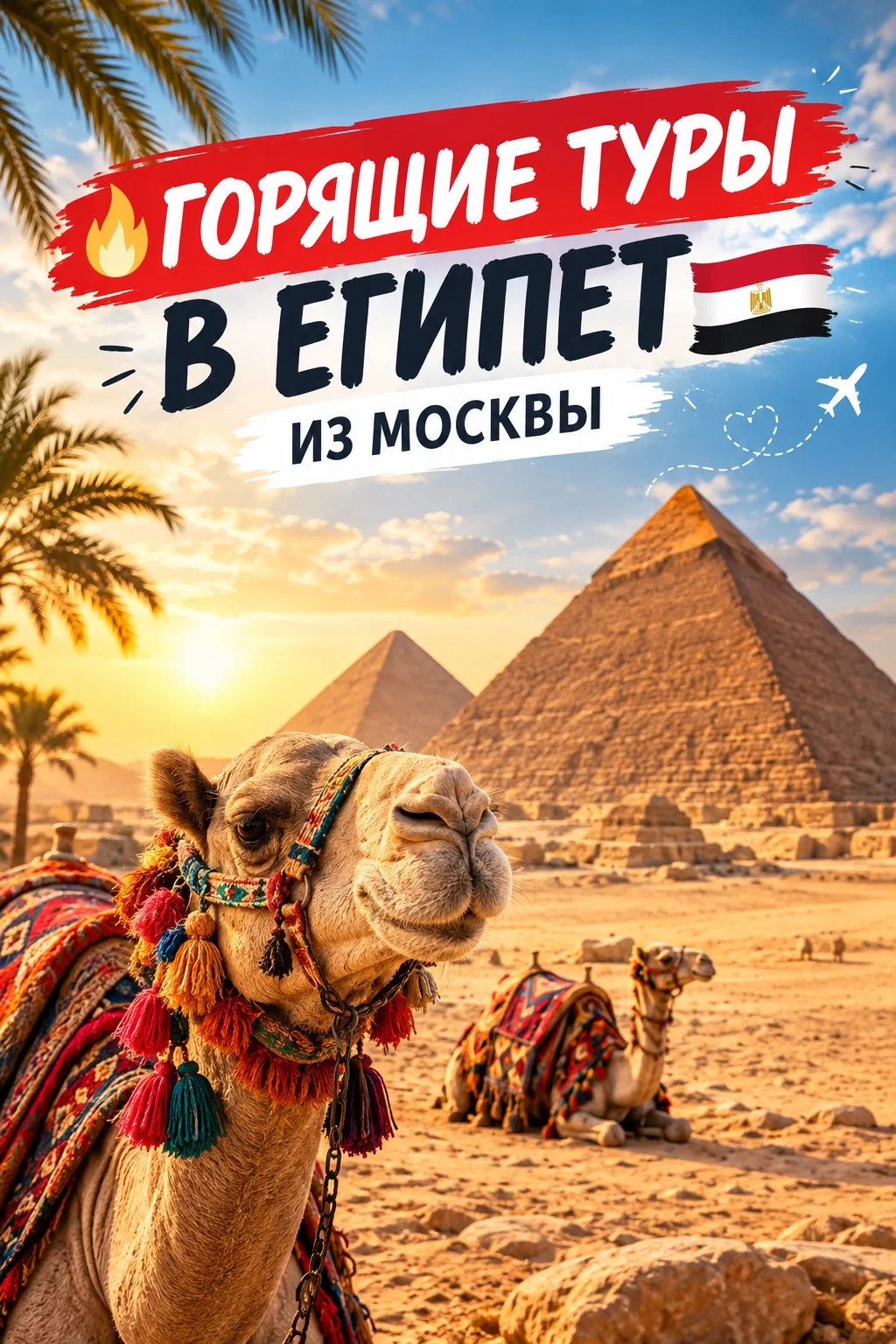 ГОРЯЩИЕ ТУРЫ В ЕГИПЕТ ИЗ МОСКВЫ 🇪🇬