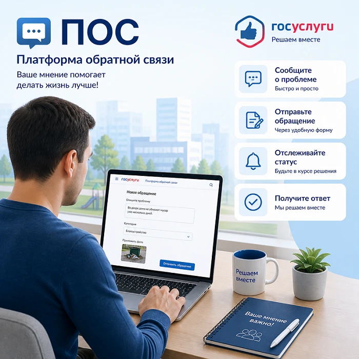 🗣 Платформа обратной связи (ПОС) — это удобный онлайн-сервис для решения вопросов волн...